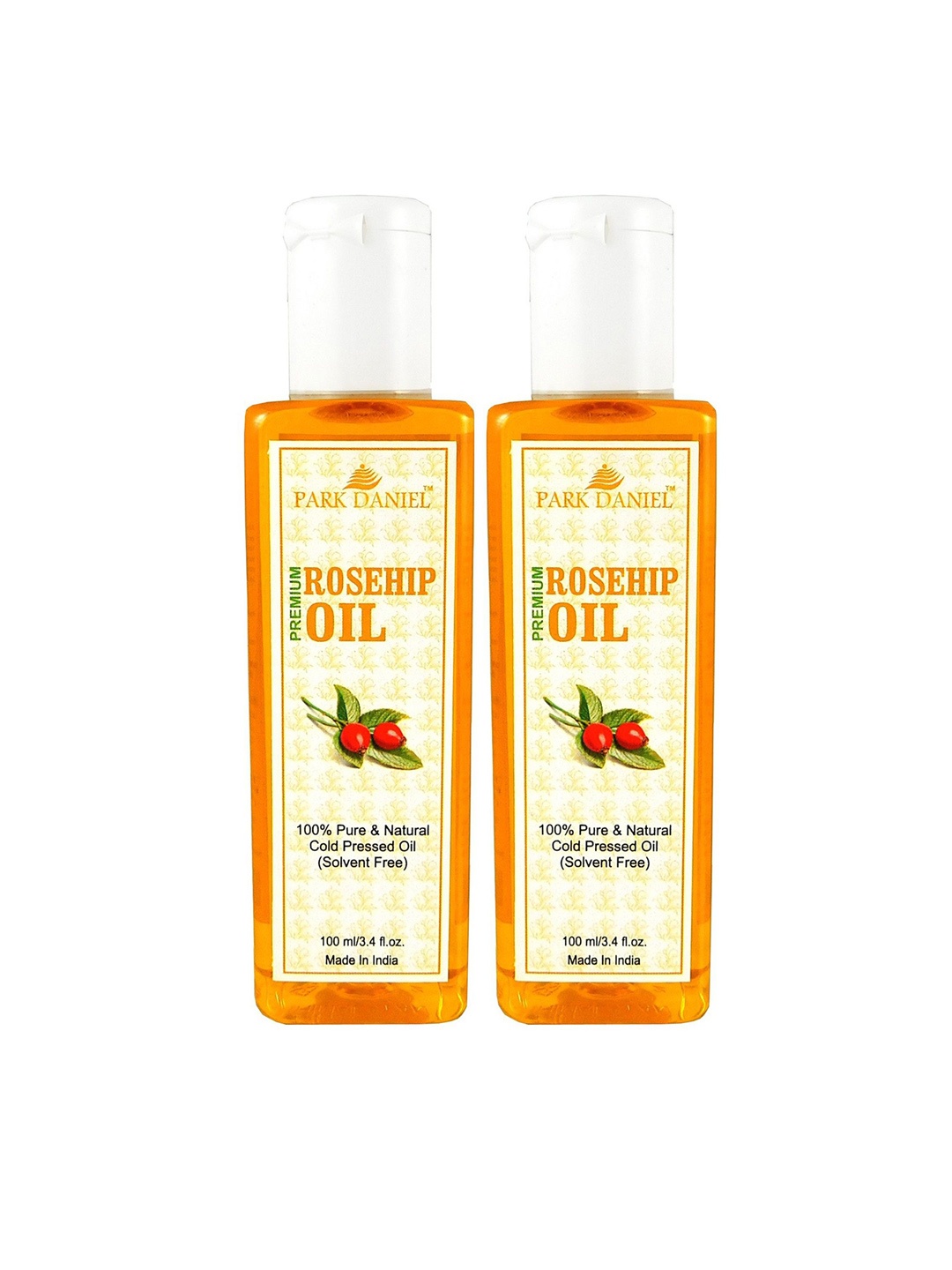 Park Daniel Set Of 2 100% Pure & Natural Rosehip Hair Oil - 100 ml Each, Transparent
Park Daniel Set Of 2 100% Pure & Natural Rosehip Hair Oil - 100 ml Each, Transparent