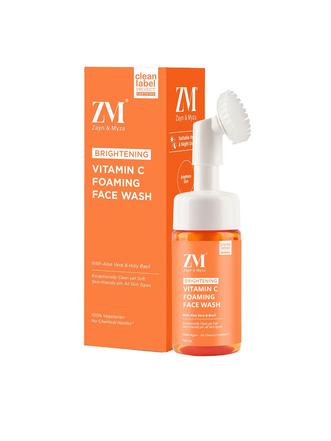 ZM Zayn & Myza Brightening Vitamin C Foaming Face Wash With Aloevera - 100 ml, Transparent
ZM Zayn & Myza Brightening Vitamin C Foaming Face Wash With Aloevera - 100 ml, Transparent