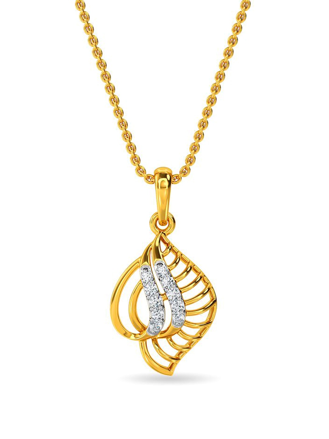 KISNA DIAMOND AND GOLD JEWELLERY Women 14KT Yellow Gold Diamond Pendent 0.076carat
KISNA DIAMOND AND GOLD JEWELLERY Women 14KT Yellow Gold Diamond Pendent 0.076carat