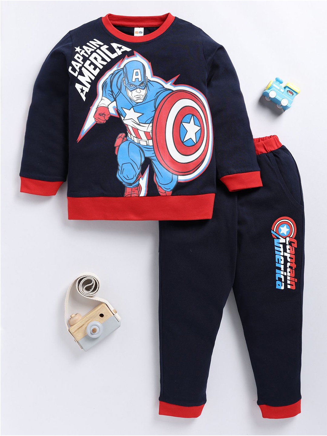 LITTLE NINJA Boys Printed Round Long Sleeves Pure Cotton Sweatshirt With Jogger, Navy blue
LITTLE NINJA Boys Printed Round Long Sleeves Pure Cotton Sweatshirt With Jogger, Navy blue