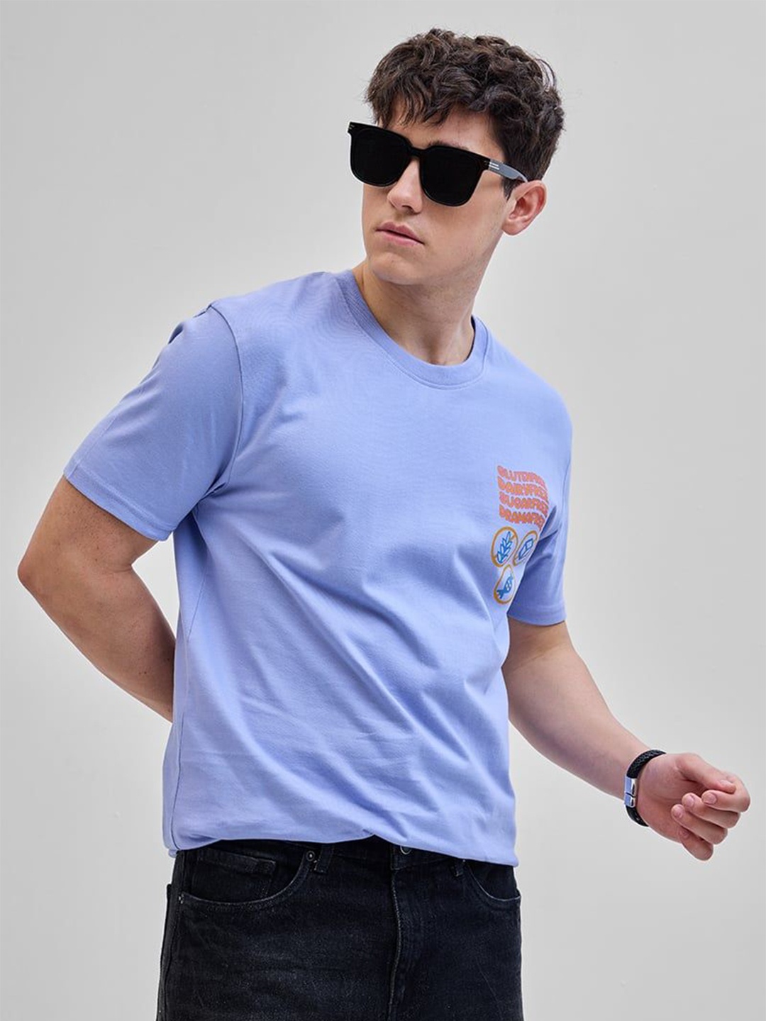 Snitch Men Typography Printed Round Neck Cotton Slim Fit T-shirt, Purple
Snitch Men Typography Printed Round Neck Cotton Slim Fit T-shirt, Purple