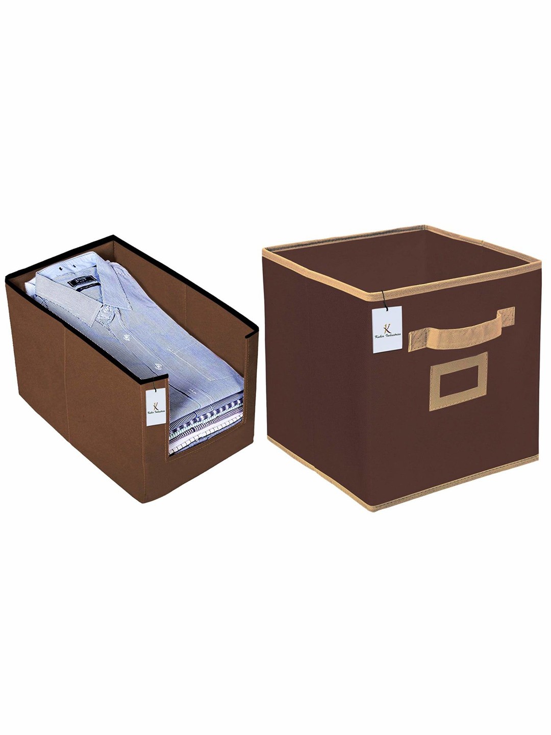 Kuber Industries Coffee Brown & White 2 Pieces Shirt Stacker & Foldable Storage Organisers
Kuber Industries Coffee Brown & White 2 Pieces Shirt Stacker & Foldable Storage Organisers