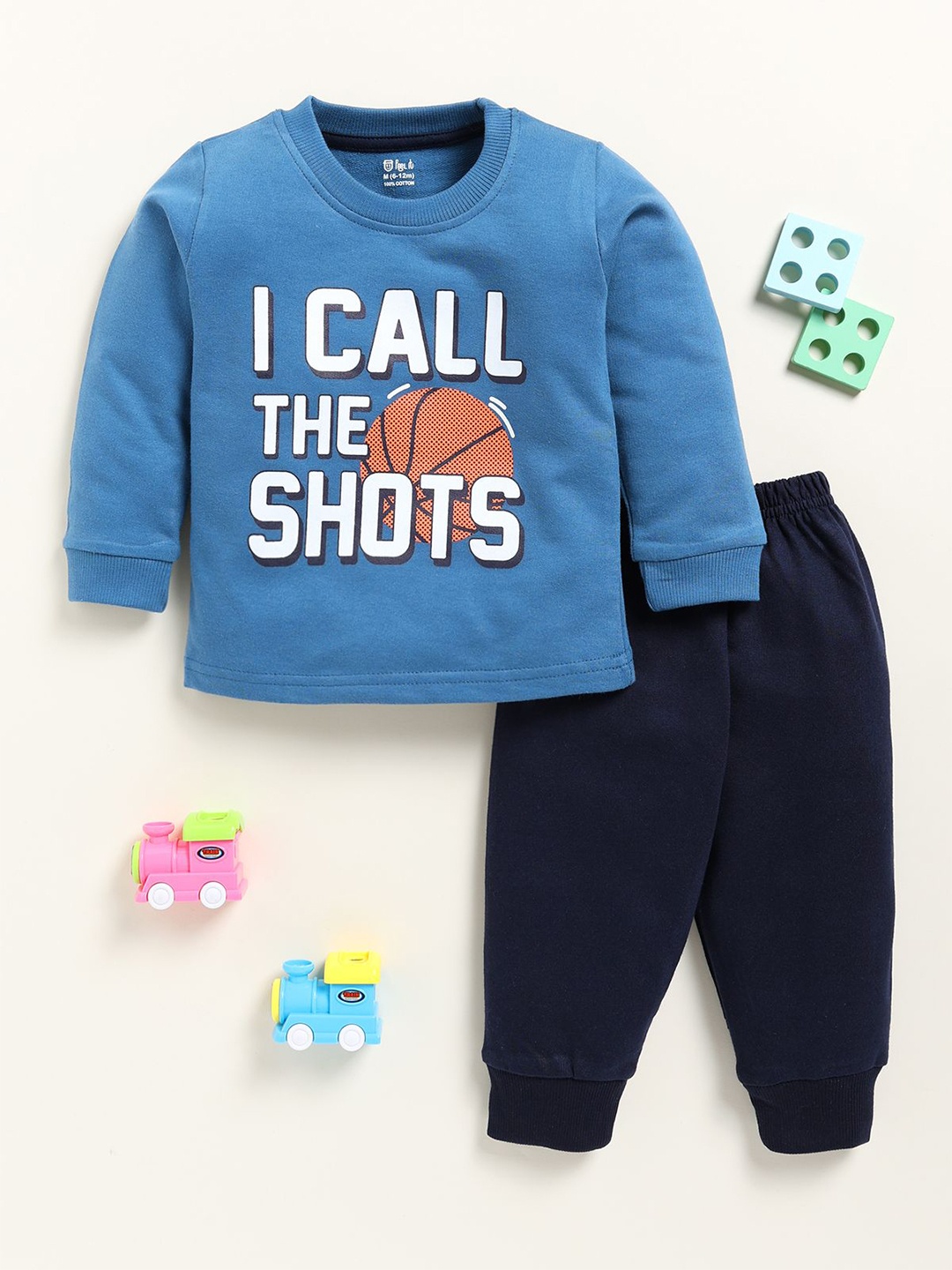Redden Kids Printed Round Neck Long Sleeves Pure Cotton T-Shirt With Jogger, Navy blue
Redden Kids Printed Round Neck Long Sleeves Pure Cotton T-Shirt With Jogger, Navy blue