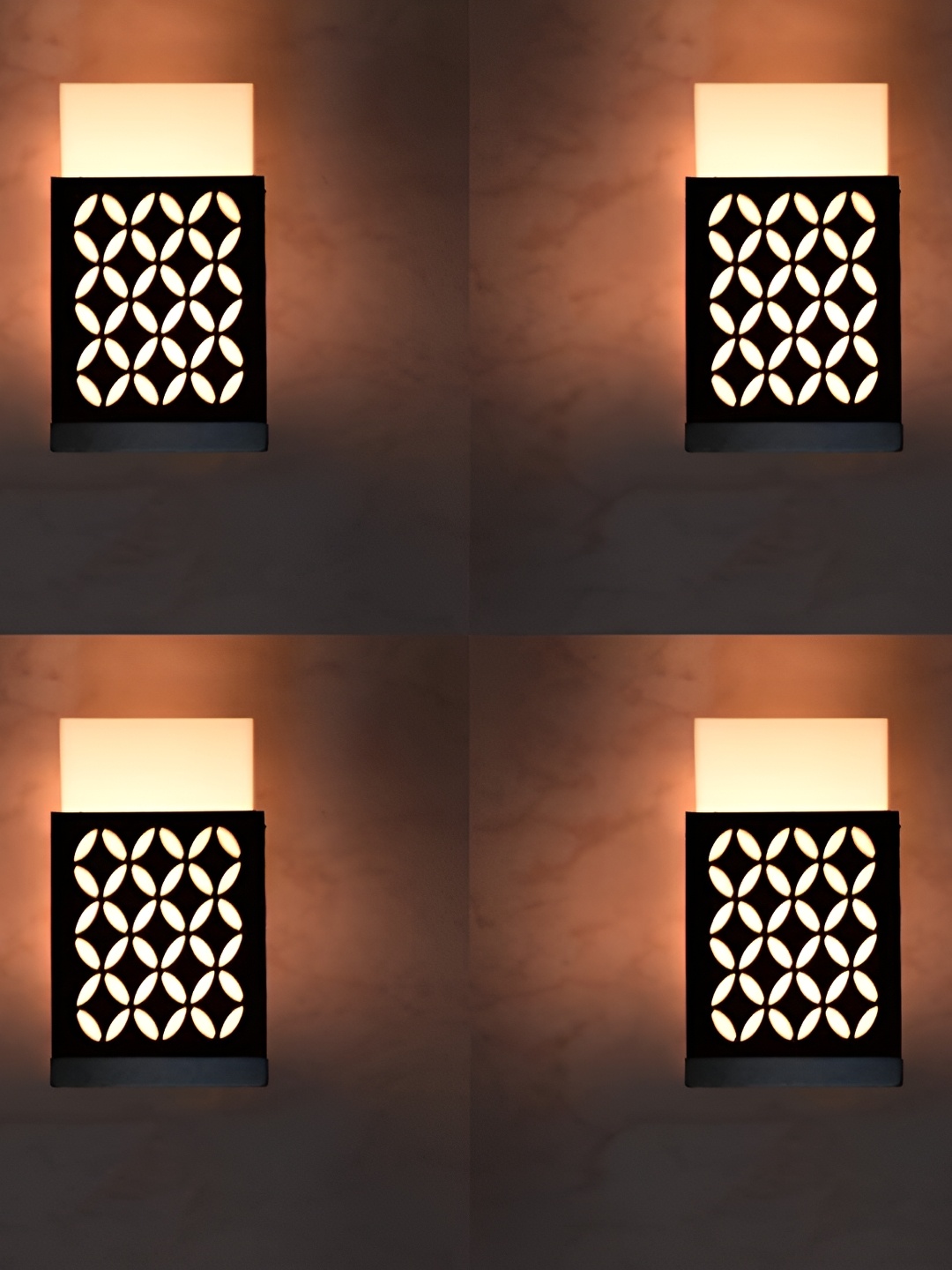 Gojeeva Black 4 Pieces Wood Square Shaped Textured Contemporary Wall Lamp
Gojeeva Black 4 Pieces Wood Square Shaped Textured Contemporary Wall Lamp