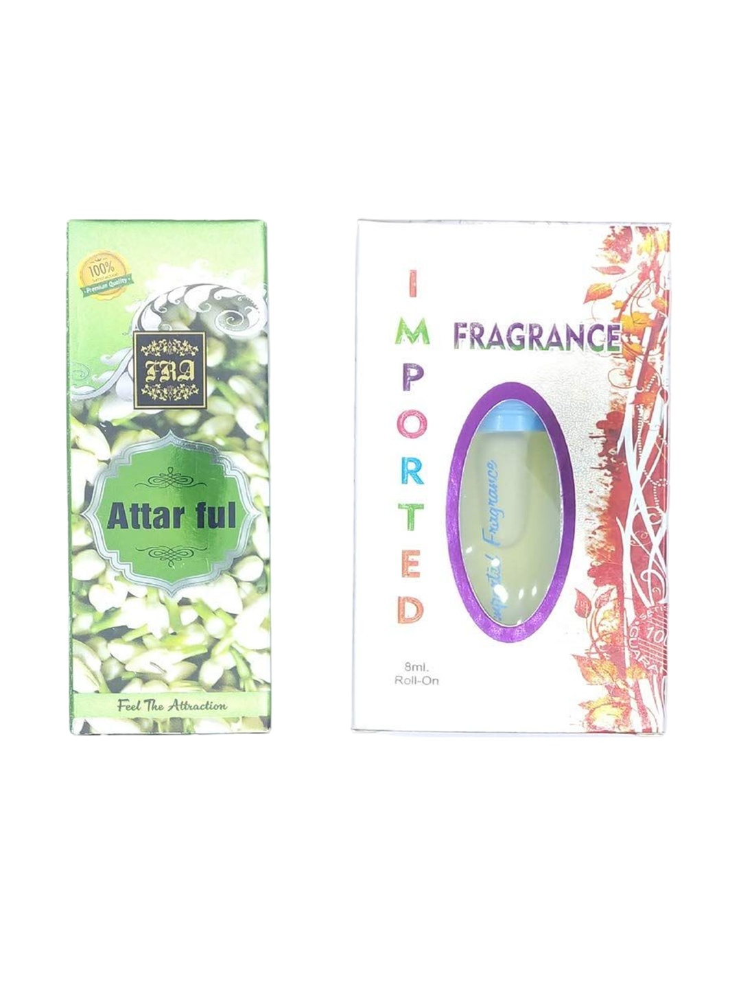 RAVIOUR LIFESTYLE Set Of 2 Attar Full & Imported Floral Roll On Attar - 8ml Each, Transparent
RAVIOUR LIFESTYLE Set Of 2 Attar Full & Imported Floral Roll On Attar - 8ml Each, Transparent