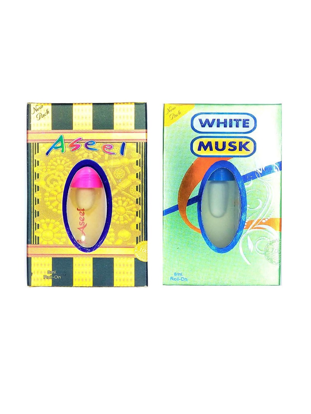 RAVIOUR LIFESTYLE Set Of 2 Aseel & White Musk Alcohol Free Roll On Attar - 8ml Each, Transparent
RAVIOUR LIFESTYLE Set Of 2 Aseel & White Musk Alcohol Free Roll On Attar - 8ml Each, Transparent