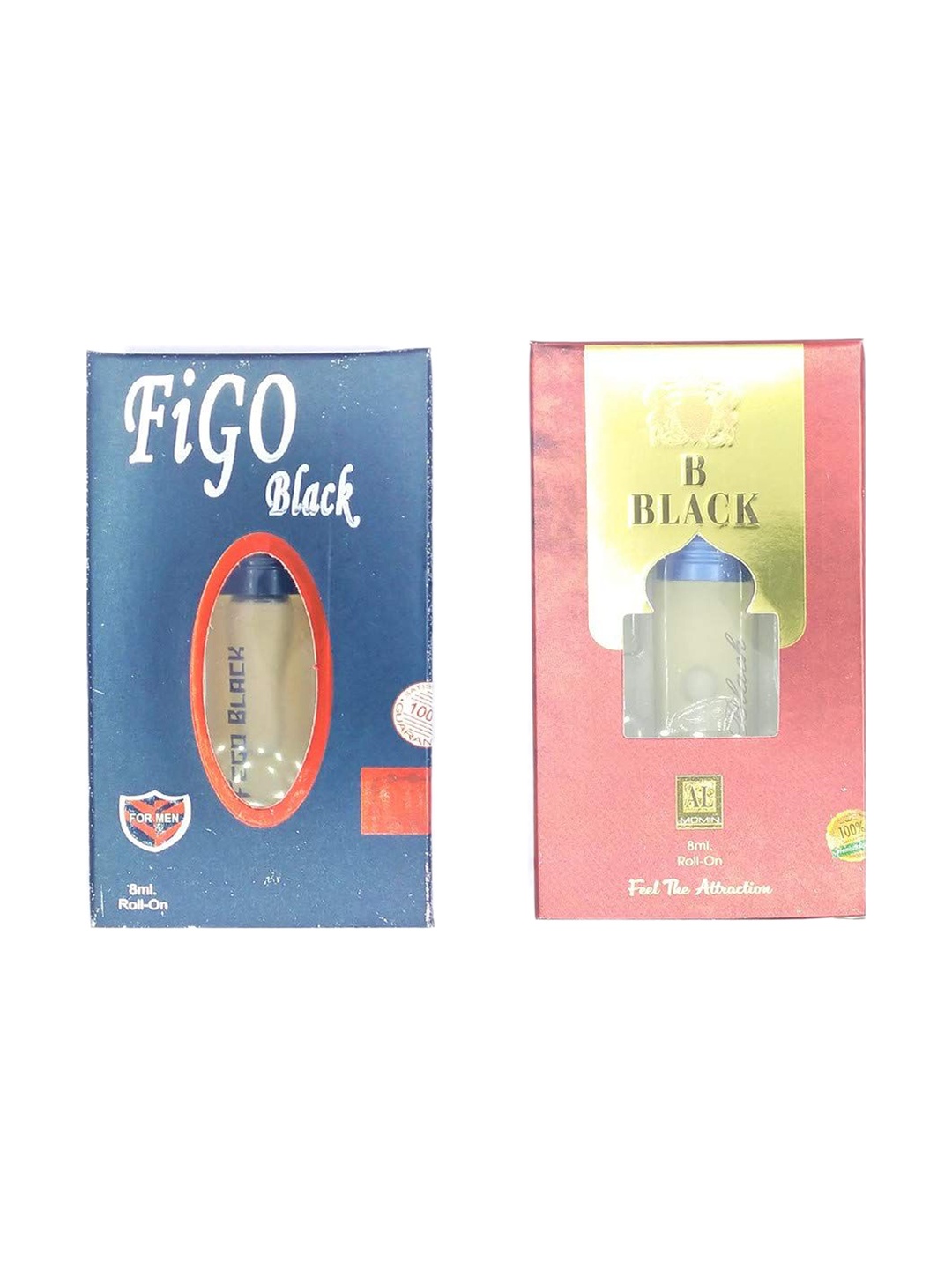 RAVIOUR LIFESTYLE Men Set Of 2 B Black & Figo Black Alcohol Free Roll On Attar - 8 ml Each, Transparent
RAVIOUR LIFESTYLE Men Set Of 2 B Black & Figo Black Alcohol Free Roll On Attar - 8 ml Each, Transparent