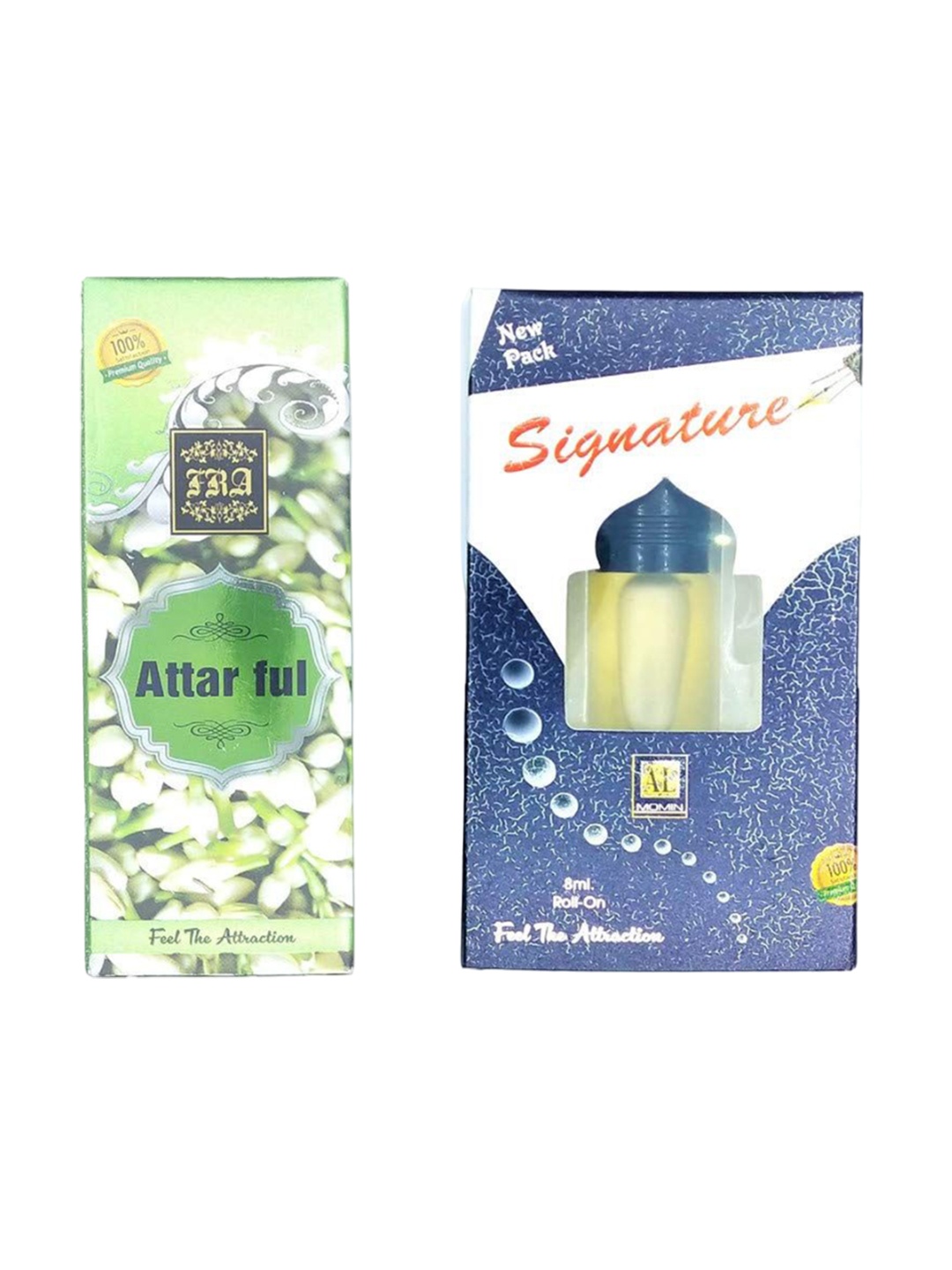 RAVIOUR LIFESTYLE Set Of 2 Attar Ful & Signature Alcohol-Free Attar - 8ml Each, Transparent
RAVIOUR LIFESTYLE Set Of 2 Attar Ful & Signature Alcohol-Free Attar - 8ml Each, Transparent