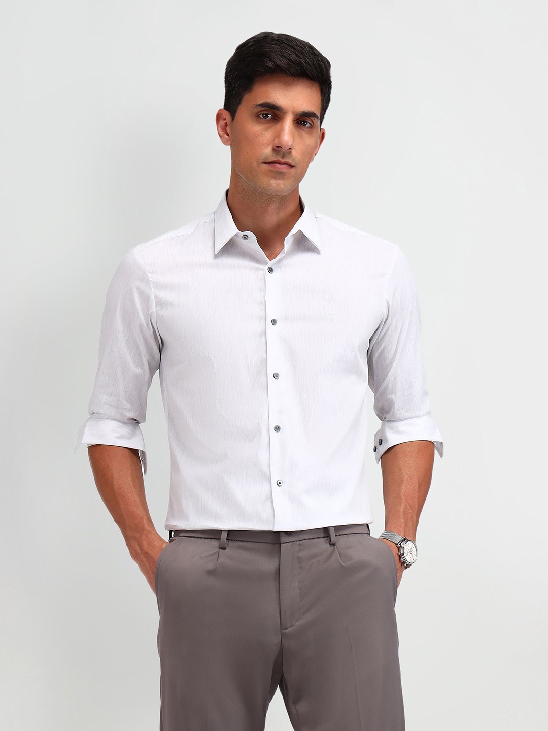 Arrow New York Men Manhattan Spread Collar Solid Cotton Slim Fit Casual Shirt, White
Arrow New York Men Manhattan Spread Collar Solid Cotton Slim Fit Casual Shirt, White