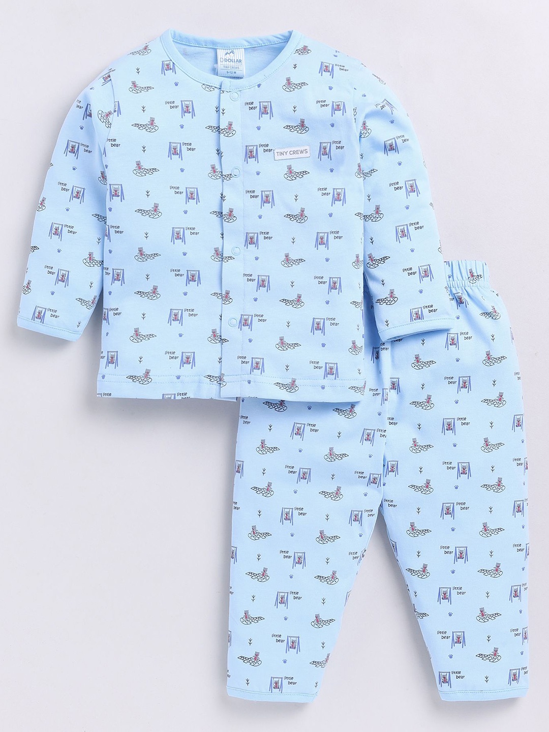 Dollar Boys Printed Printed Round Neck Long Sleeves Shirt With Trouser, Blue
Dollar Boys Printed Printed Round Neck Long Sleeves Shirt With Trouser, Blue