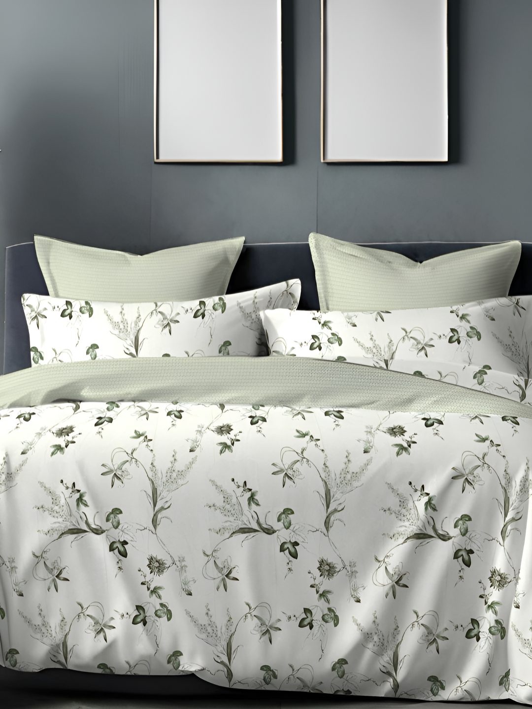 Sleeping Owls- because your sleep matters Green & White Floral 180 TC King Bedsheet with 2 Pillow Covers
Sleeping Owls- because your sleep matters Green & White Floral 180 TC King Bedsheet with 2 Pillow Covers