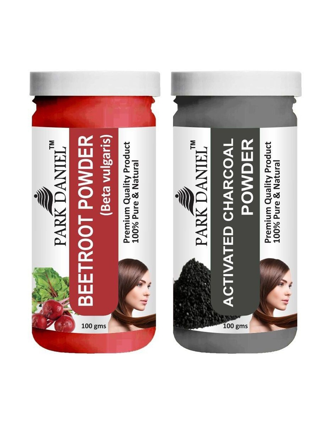 Park Daniel Set Of 2 Beetroot Powder & Activated Charcoal Powder Pack - 100 g Each, White
Park Daniel Set Of 2 Beetroot Powder & Activated Charcoal Powder Pack - 100 g Each, White