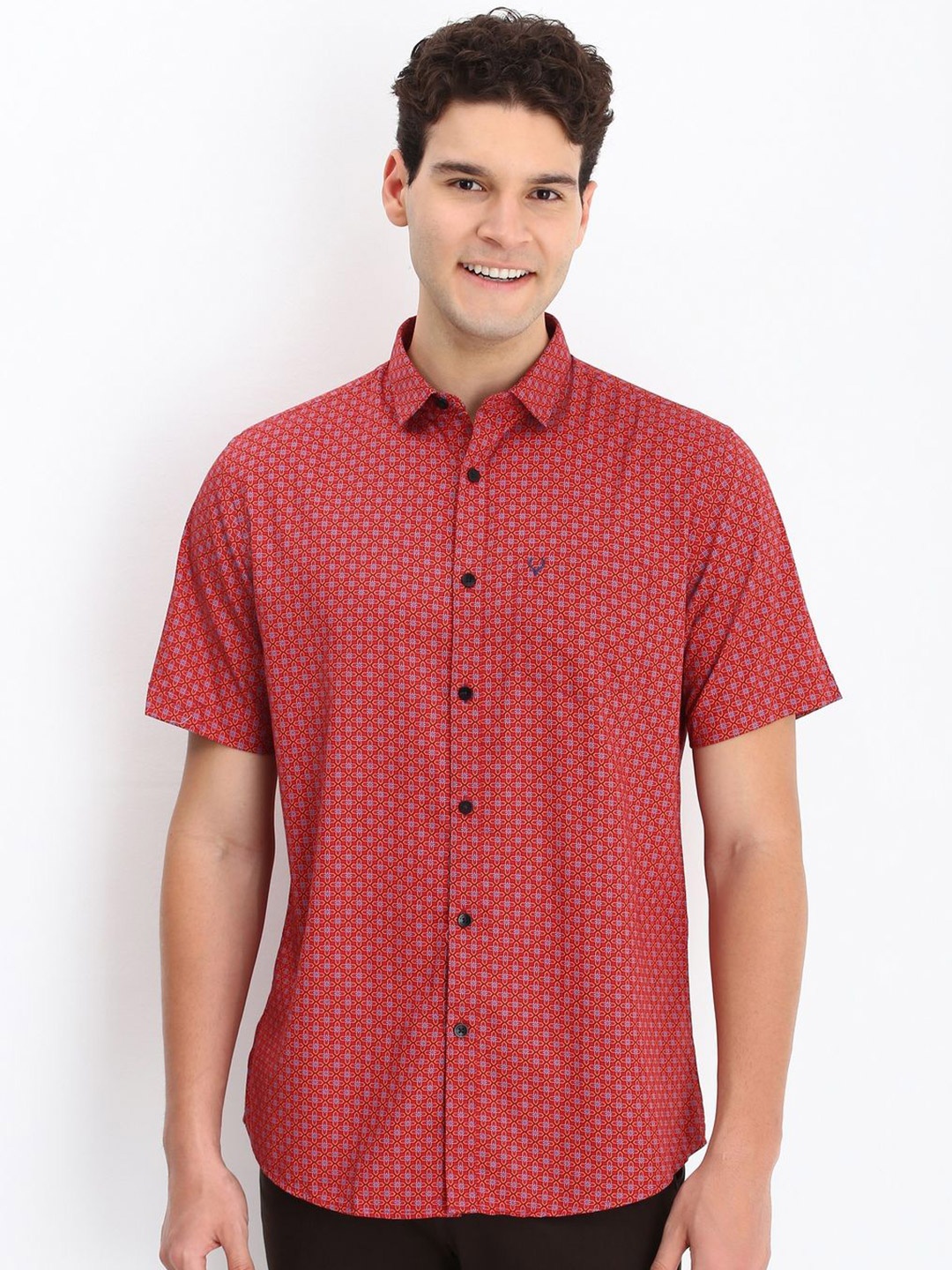 Allen Solly Men Cutaway Collar Floral Printed Cotton Slim Fit Casual Shirt, Red
Allen Solly Men Cutaway Collar Floral Printed Cotton Slim Fit Casual Shirt, Red