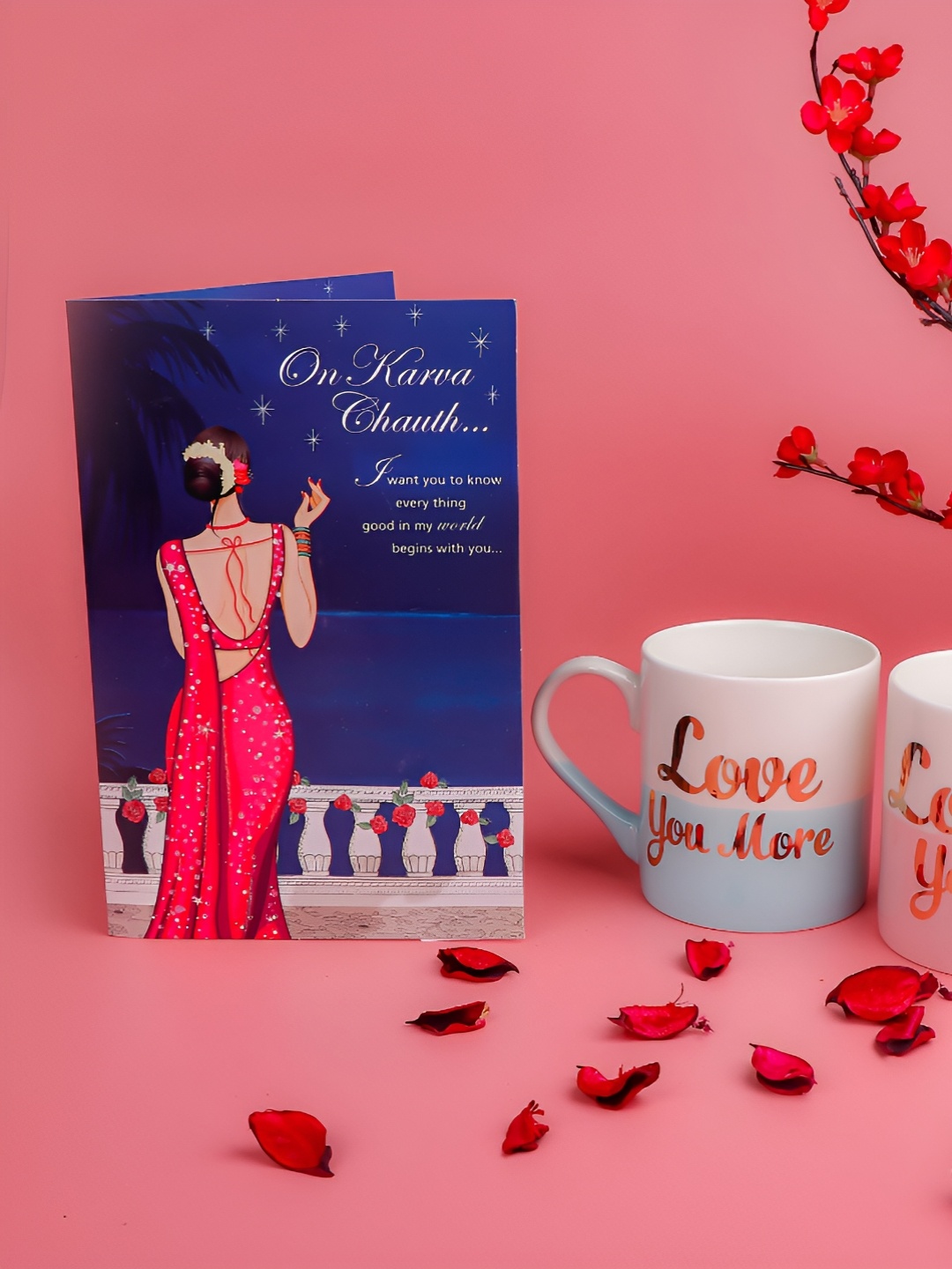 Archies 3-Pcs Blue & White Karwa Chauth Special Card With Couple Mugs Home Gift Sets
Archies 3-Pcs Blue & White Karwa Chauth Special Card With Couple Mugs Home Gift Sets