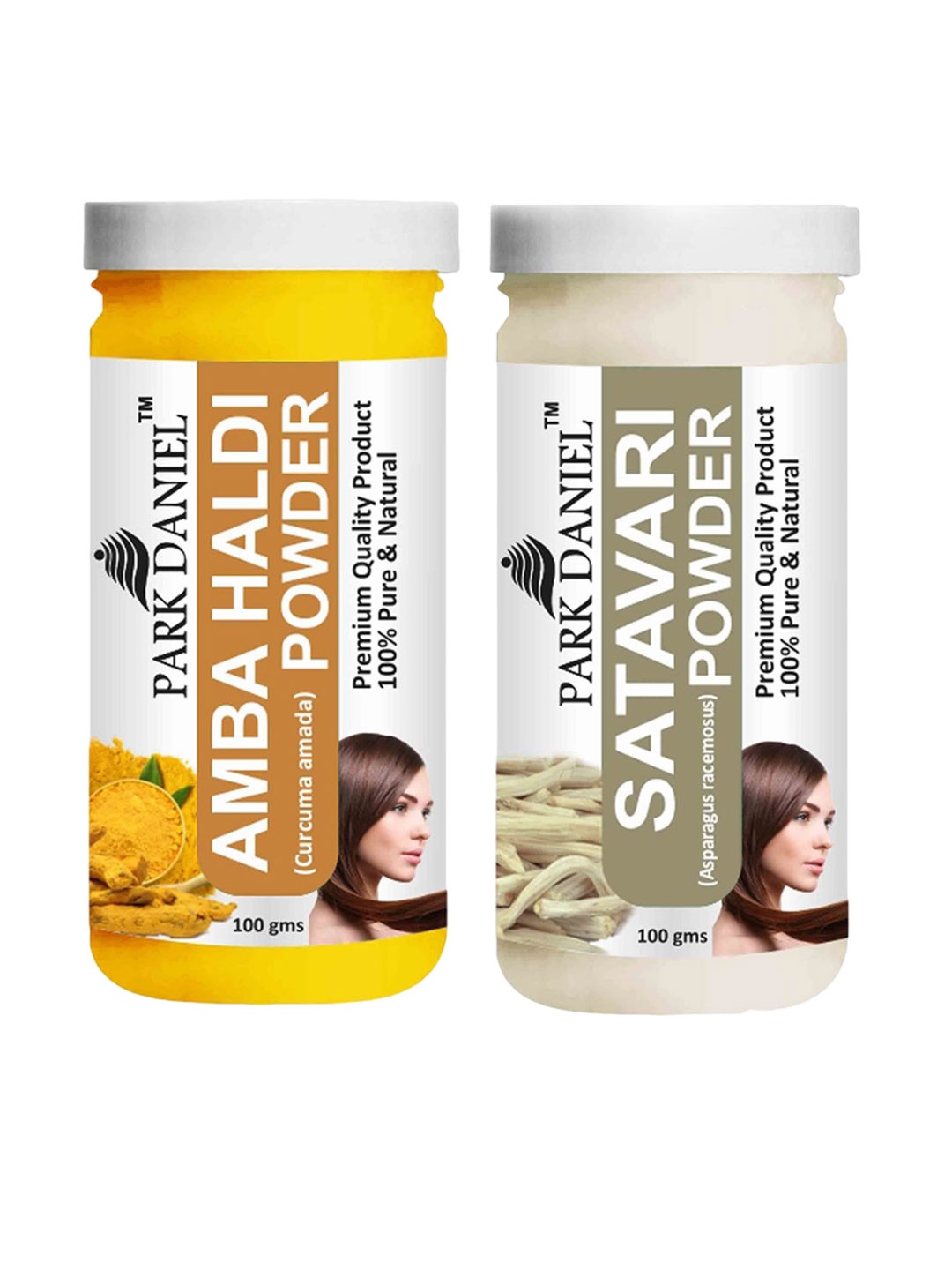 Park Daniel Set Of 2 Amba Haldi Powder & Satavari Powder Face & Hair Mask - 100 g Each, White
Park Daniel Set Of 2 Amba Haldi Powder & Satavari Powder Face & Hair Mask - 100 g Each, White