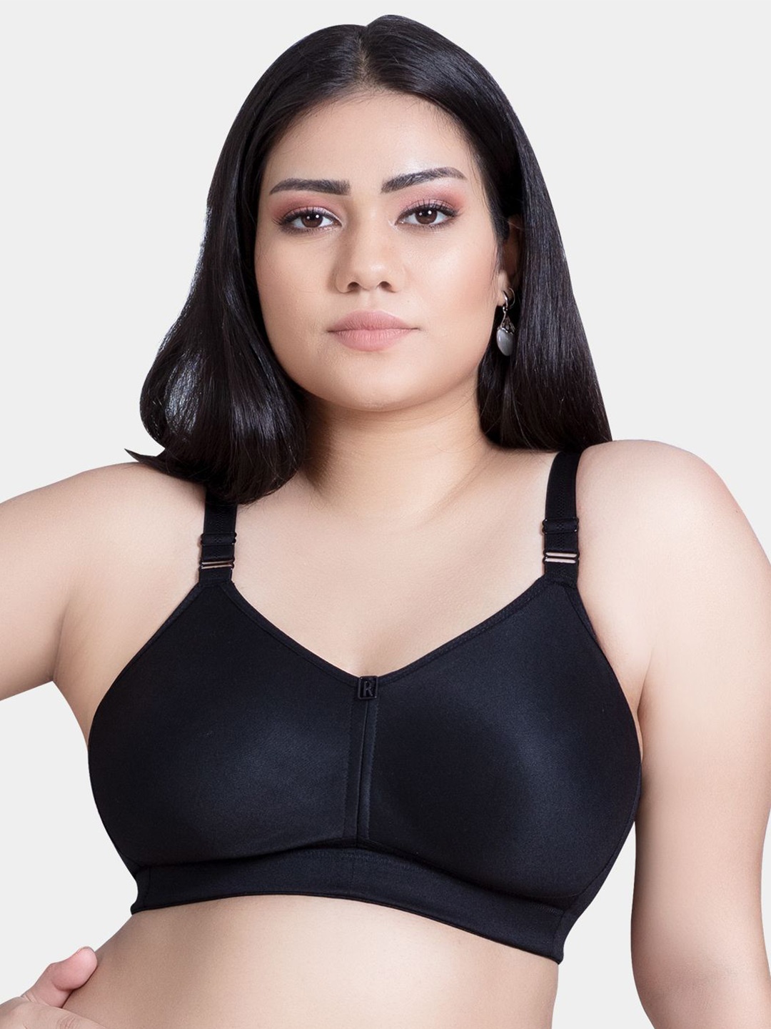 Trylo Riza T-FIT Non-Padded Non-Wired Full Coverage Seamless Hosiery Cotton Fabric Bra, Black
Trylo Riza T-FIT Non-Padded Non-Wired Full Coverage Seamless Hosiery Cotton Fabric Bra, Black