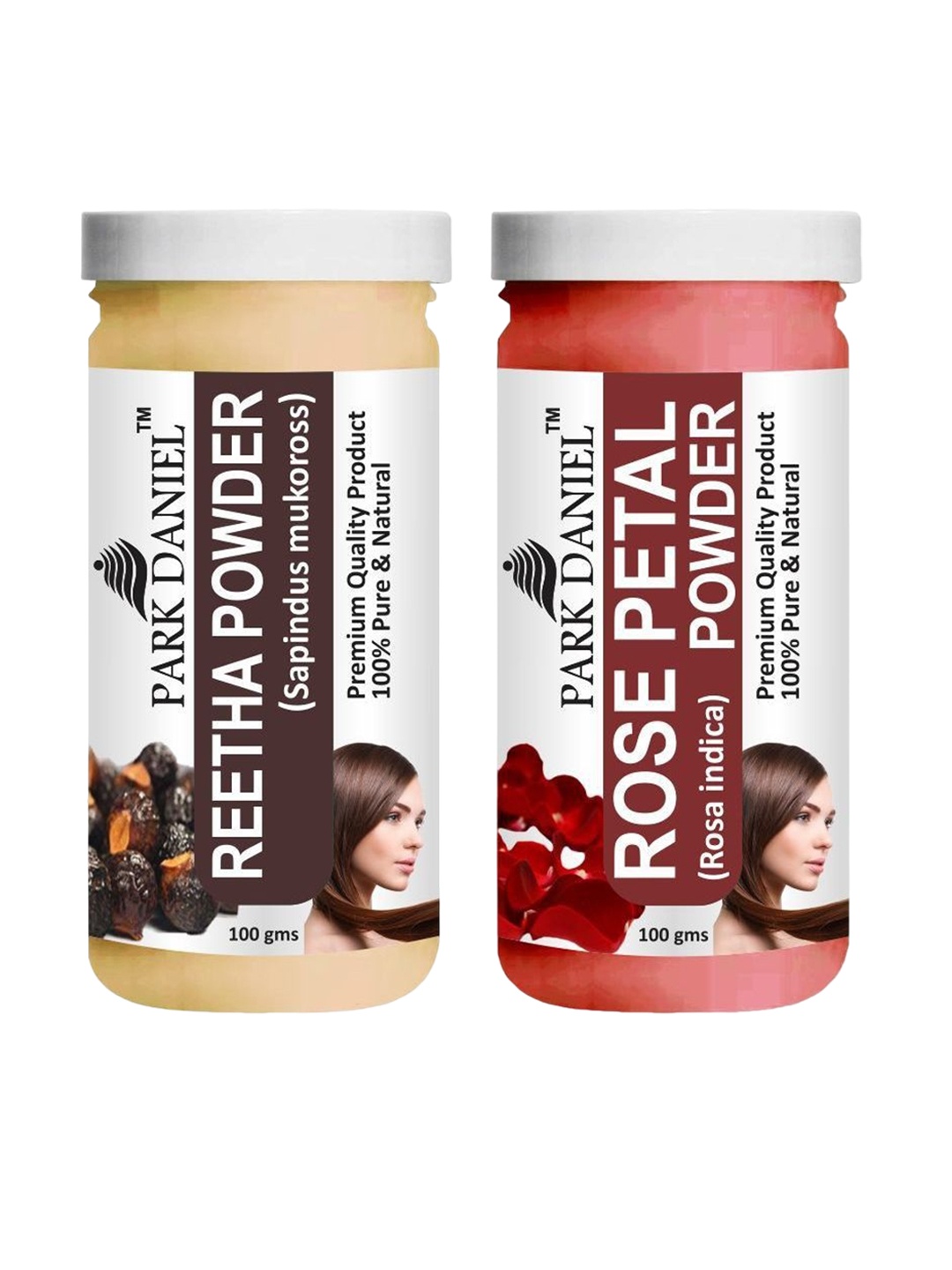 Park Daniel Set Of 2 Reetha Powder & Rose Petal Hair & Skin Mask Powder - 100 gm Each, Yellow
Park Daniel Set Of 2 Reetha Powder & Rose Petal Hair & Skin Mask Powder - 100 gm Each, Yellow