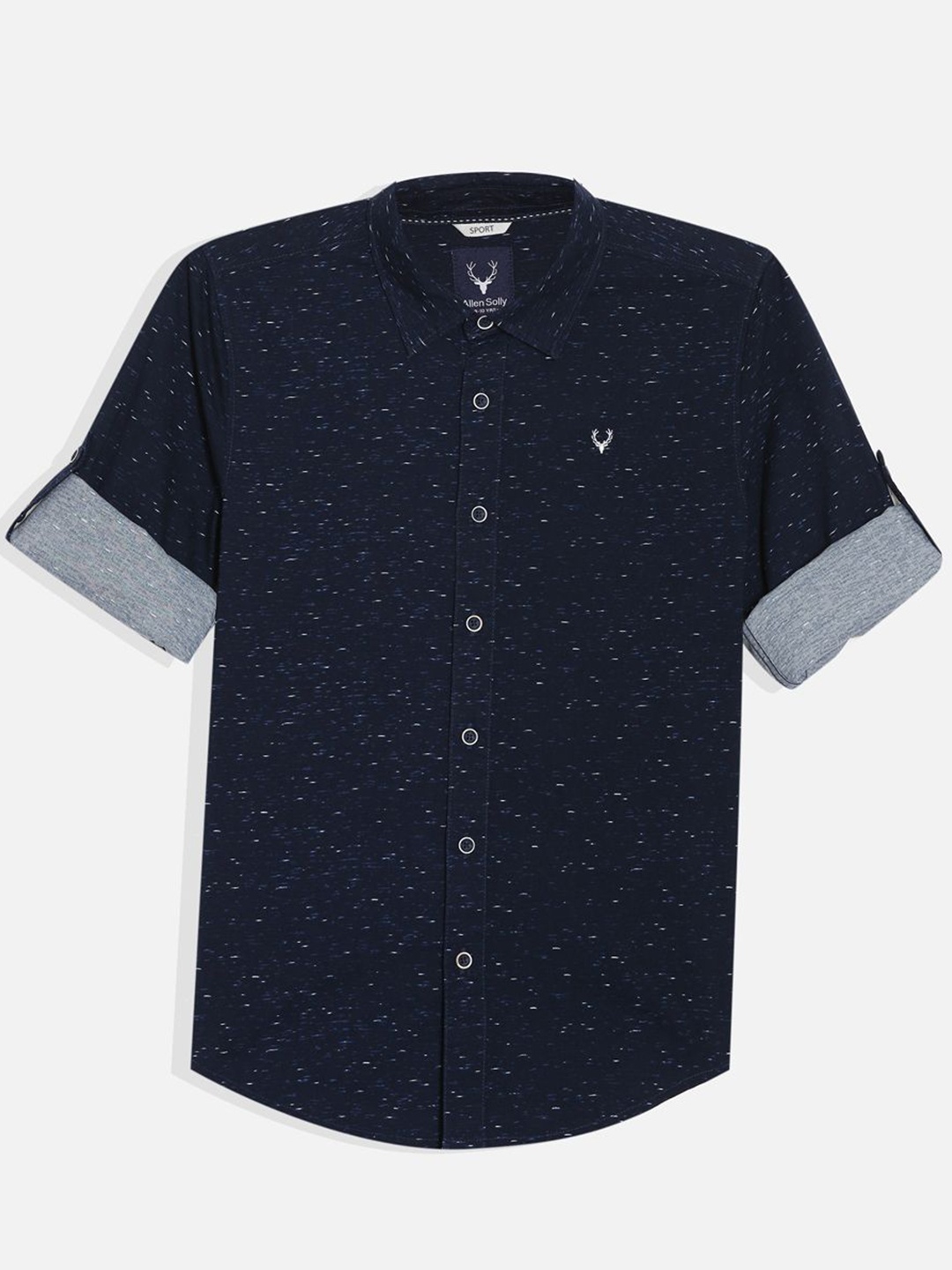 Allen Solly Junior Boys Cutaway Collar Abstract Printed Cotton Slim Fit Casual Shirt, Navy blue
Allen Solly Junior Boys Cutaway Collar Abstract Printed Cotton Slim Fit Casual Shirt, Navy blue