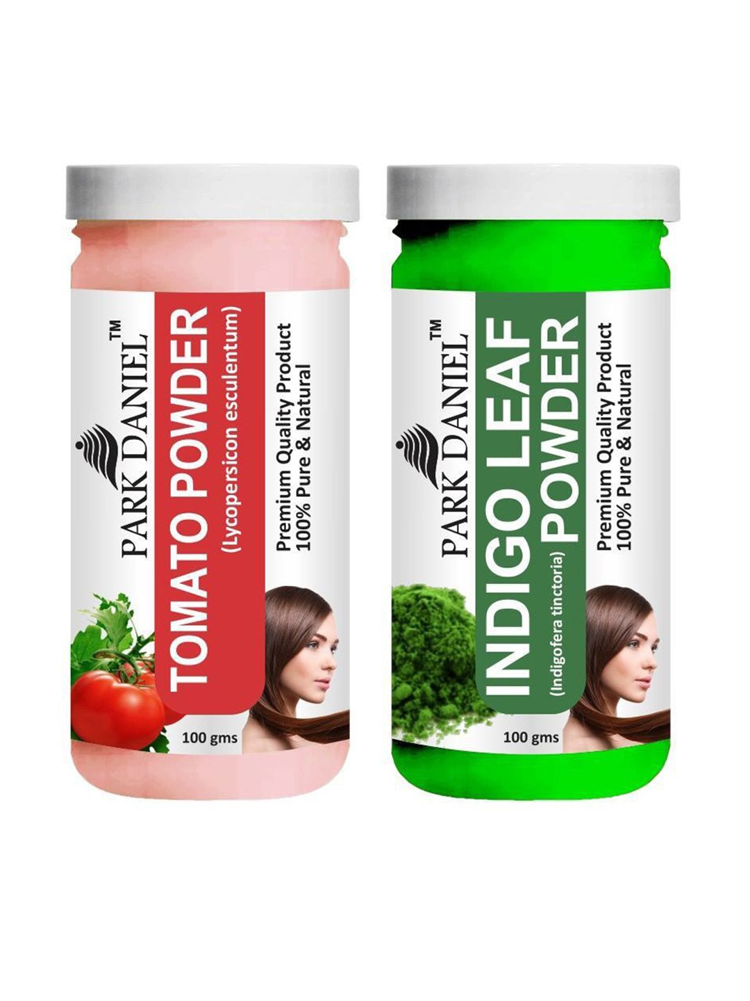 Park Daniel Set Of 2 Tomato And Indigo Leaf Powder For Skin & Hair - 100 g Each, Transparent
Park Daniel Set Of 2 Tomato And Indigo Leaf Powder For Skin & Hair - 100 g Each, Transparent