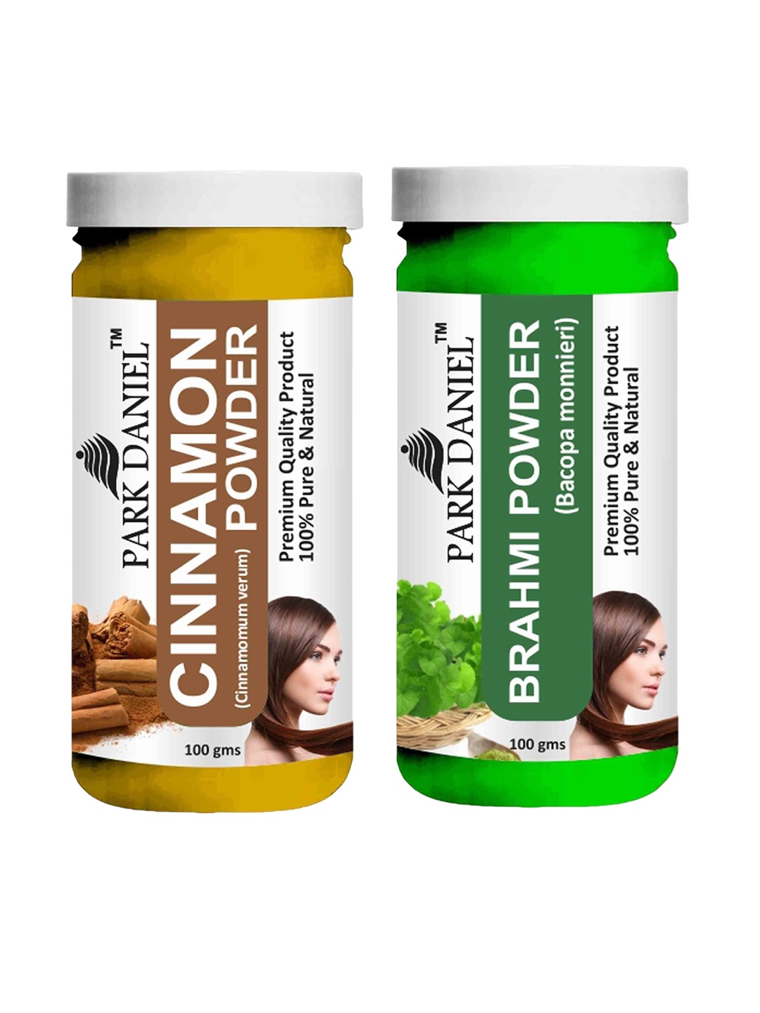 Park Daniel Set Of 2 Cinnamon & Brahmi Powder Combo For Skin & Hair- 100g Each, Brown
Park Daniel Set Of 2 Cinnamon & Brahmi Powder Combo For Skin & Hair- 100g Each, Brown