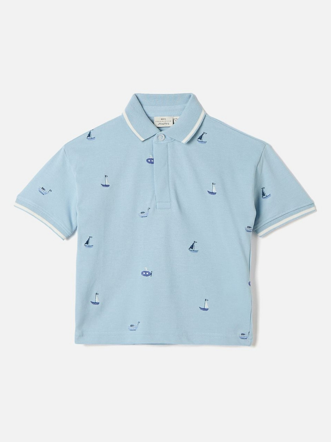 Juniors by Babyshop Boys Conversational Printed Polo Collar Cotton T-shirt, Blue
Juniors by Babyshop Boys Conversational Printed Polo Collar Cotton T-shirt, Blue