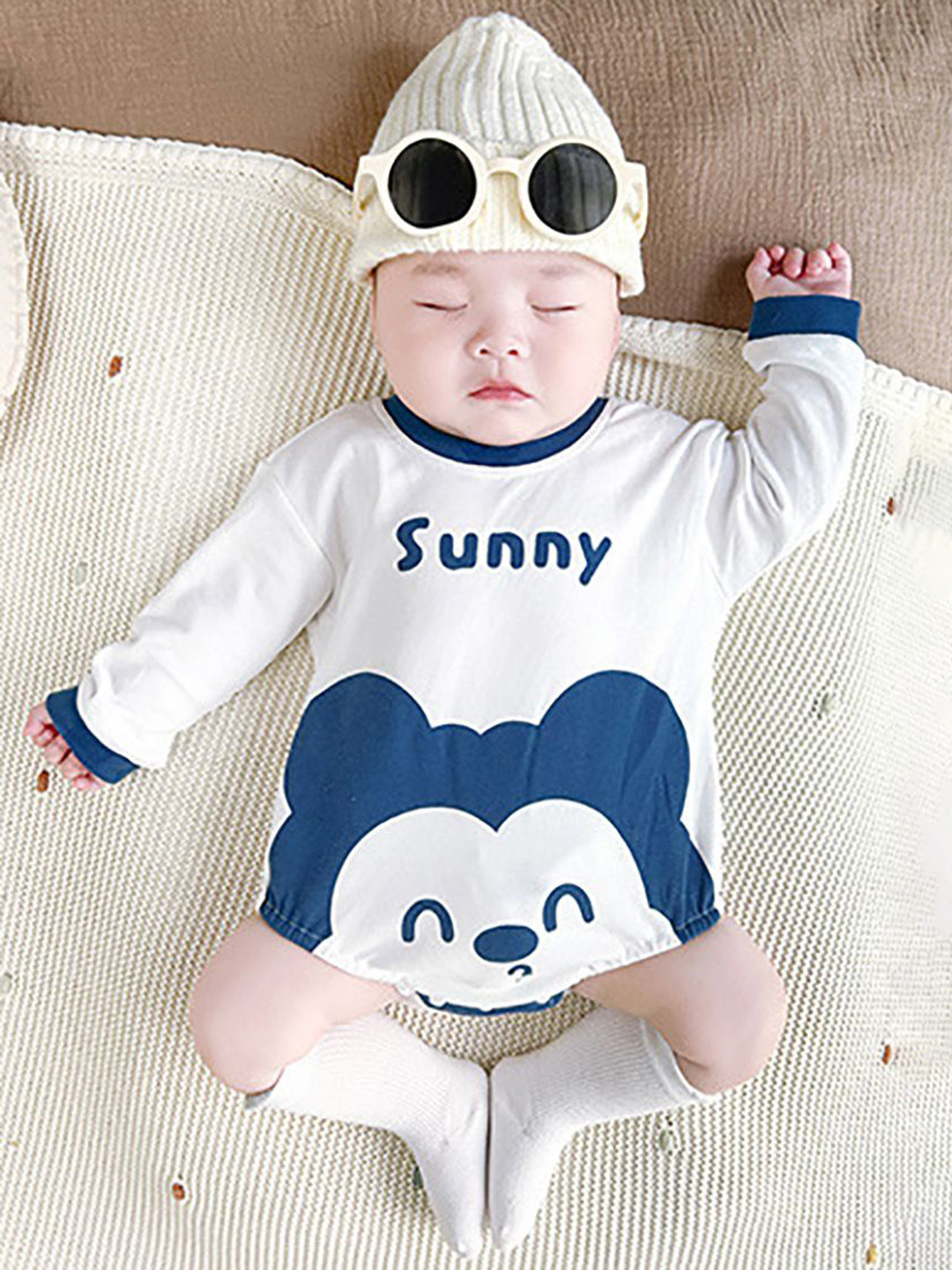 StyleCast x Revolte Infant Boys Printed Cotton Bodysuit, Blue
StyleCast x Revolte Infant Boys Printed Cotton Bodysuit, Blue