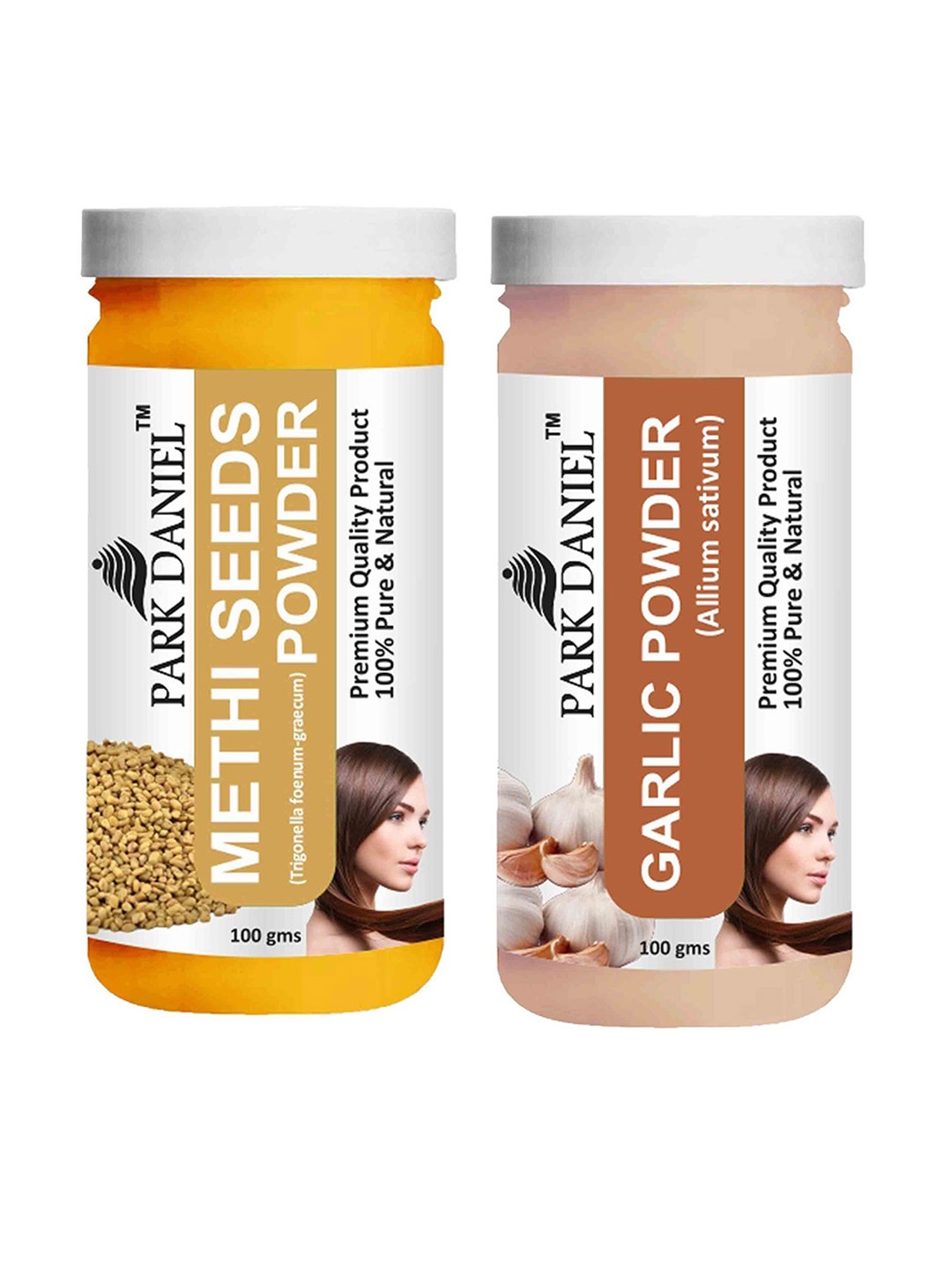 Park Daniel Set Of 2 Methi Seeds & Garlic Hair & Skin Mask Powder - 100 gm Each, Transparent
Park Daniel Set Of 2 Methi Seeds & Garlic Hair & Skin Mask Powder - 100 gm Each, Transparent