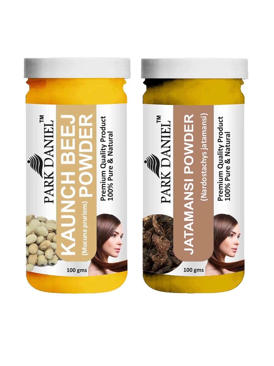 Park Daniel Set Of 2 Kaunch Beej & Jatamansi Powder For Skin & Hair - 100 g Each, White
Park Daniel Set Of 2 Kaunch Beej & Jatamansi Powder For Skin & Hair - 100 g Each, White