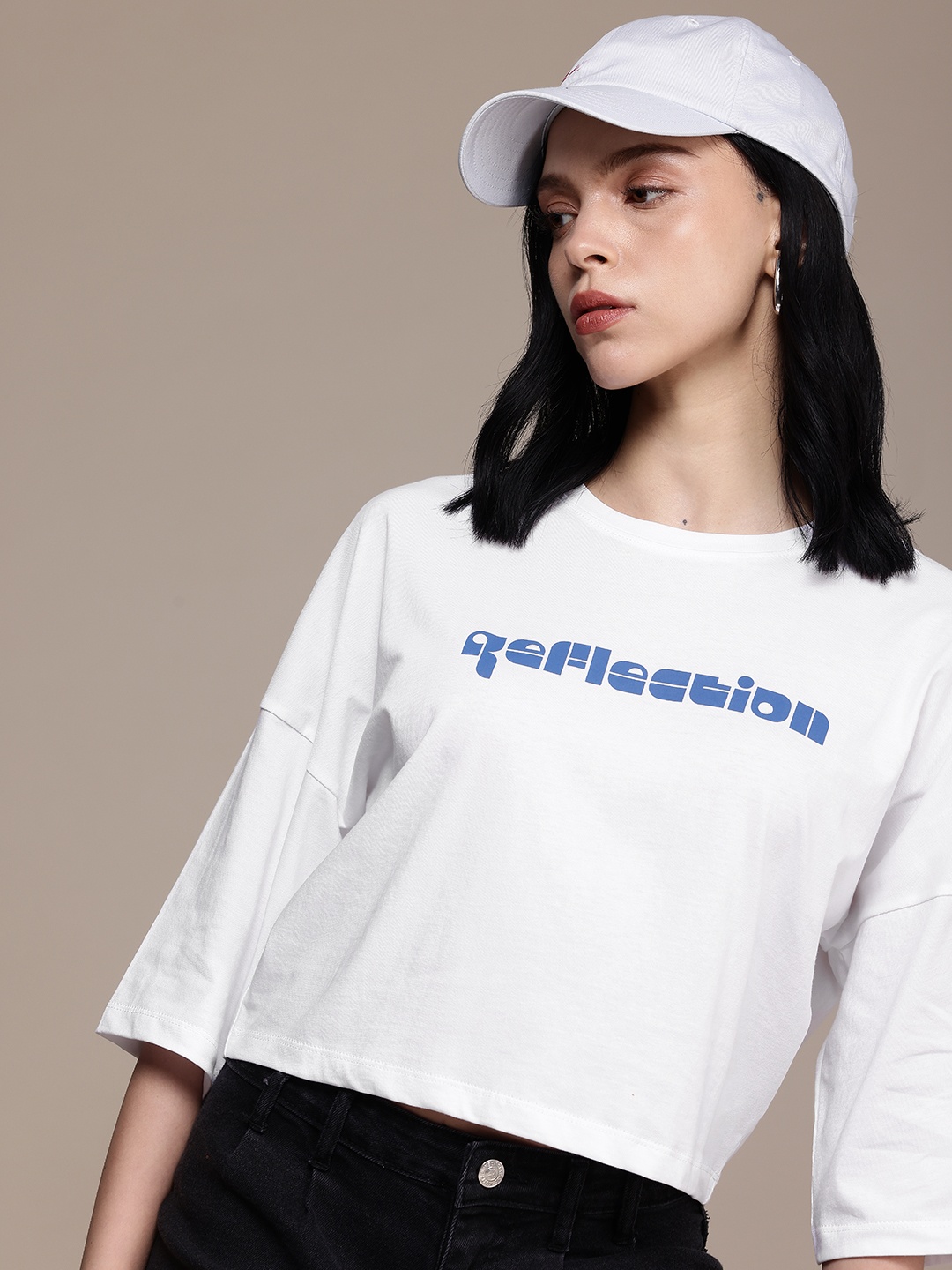 The Roadster Life Co. Typography Printed Drop-Shoulder Sleeves Pure Cotton Boxy T-shirt, White
The Roadster Life Co. Typography Printed Drop-Shoulder Sleeves Pure Cotton Boxy T-shirt, White