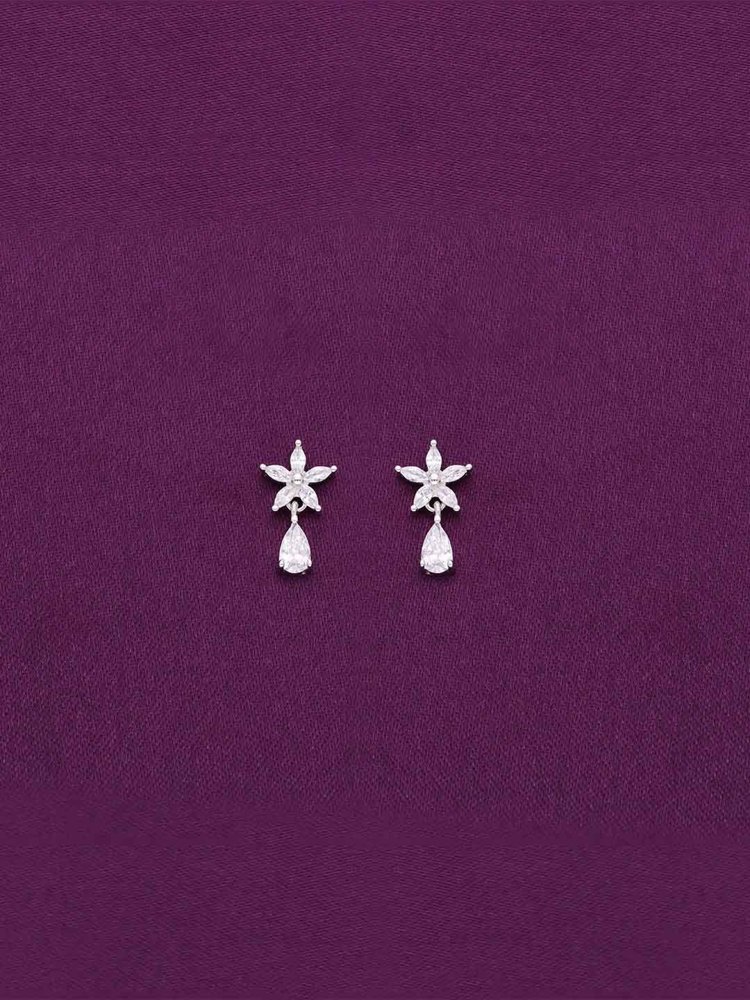 KAI JEWEL 925 Sterling Silver Rhodium-Plated Cubic Zirconia Contemporary Drop Earrings
KAI JEWEL 925 Sterling Silver Rhodium-Plated Cubic Zirconia Contemporary Drop Earrings