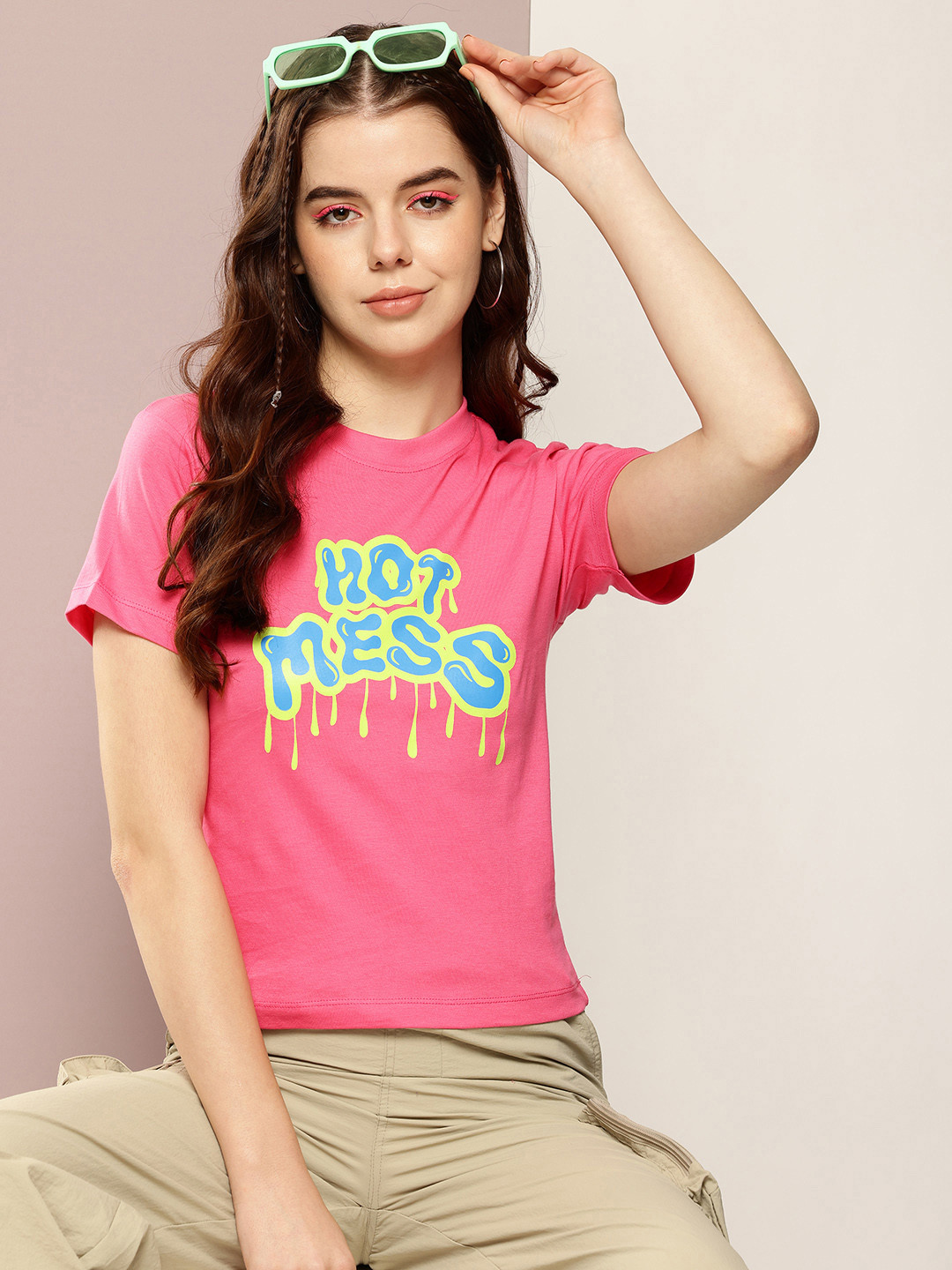 Kook N Keech Typography Printed Pure Cotton Slim Fit T-shirt, Pink
Kook N Keech Typography Printed Pure Cotton Slim Fit T-shirt, Pink