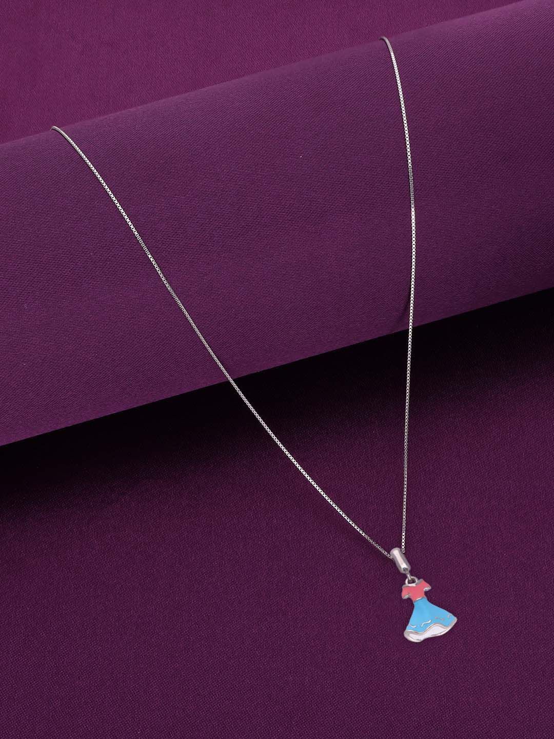 KAI JEWEL Rhodium-Plated Cubic Zirconia Studded Heart Shaped Pendant with Chain, Silver
KAI JEWEL Rhodium-Plated Cubic Zirconia Studded Heart Shaped Pendant with Chain, Silver
