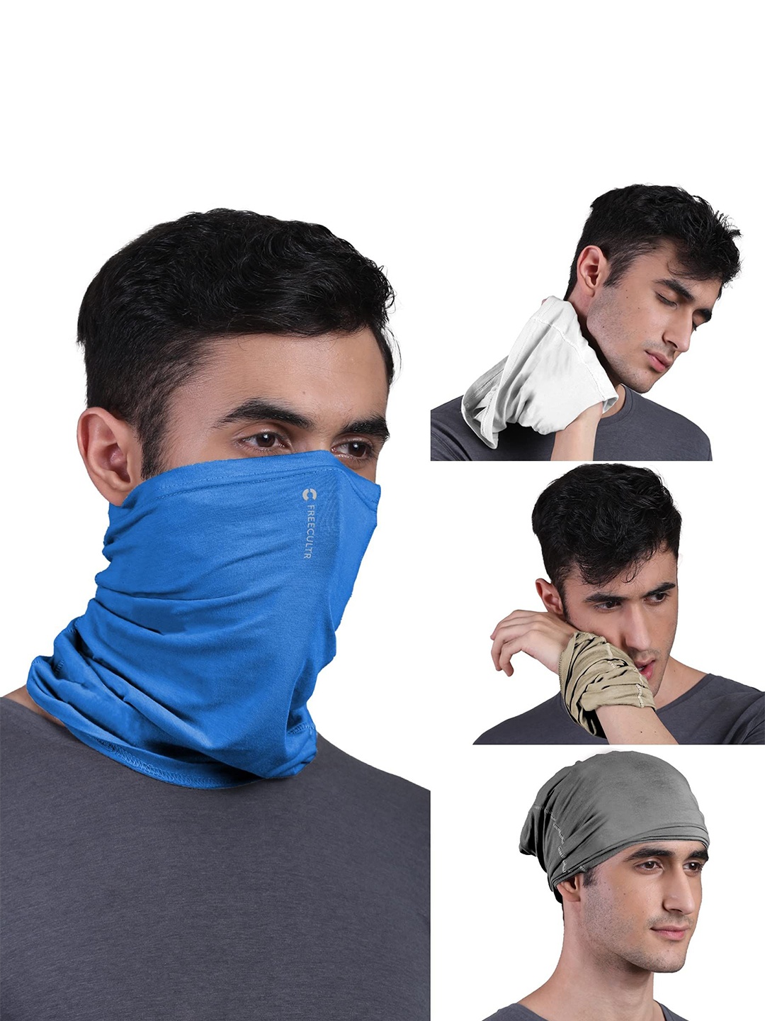 FREECULTR Unisex Pack Of 4 Printed Anti Microbial Multipurpose Bandana Headband, Beige
FREECULTR Unisex Pack Of 4 Printed Anti Microbial Multipurpose Bandana Headband, Beige