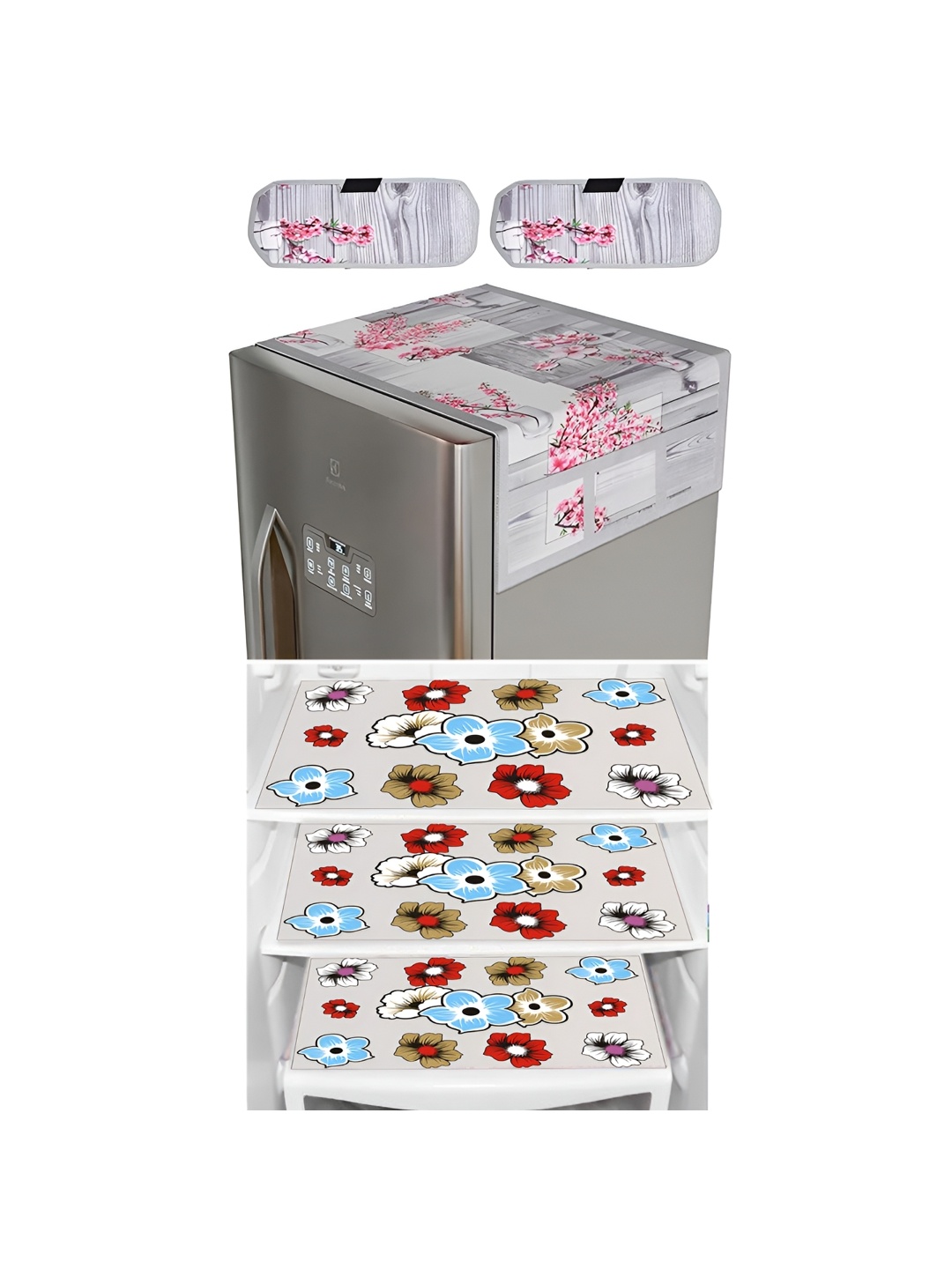 LooMantha 6-Pcs Grey & Pink Printed Refrigerator Top With Handle Covers & Fridge Mats
LooMantha 6-Pcs Grey & Pink Printed Refrigerator Top With Handle Covers & Fridge Mats