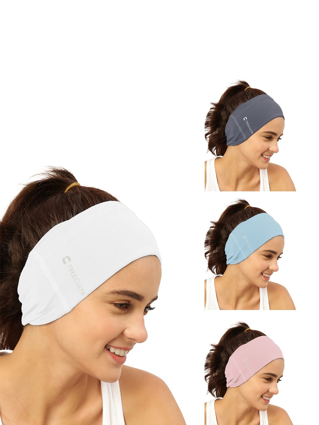 FREECULTR Unisex Pack Of 4 Printed Anti Microbial Multipurpose Bandana Headband, White
FREECULTR Unisex Pack Of 4 Printed Anti Microbial Multipurpose Bandana Headband, White