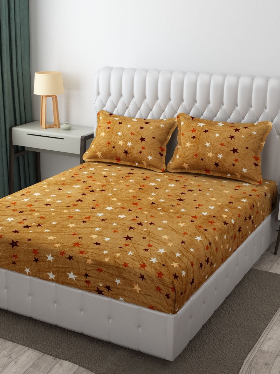 Banchmark Home Furnishings Velvet Flannel Warm Fitted King Bedsheet Set 1.83 x 1.98m x20cm, Brown
Banchmark Home Furnishings Velvet Flannel Warm Fitted King Bedsheet Set 1.83 x 1.98m x20cm, Brown