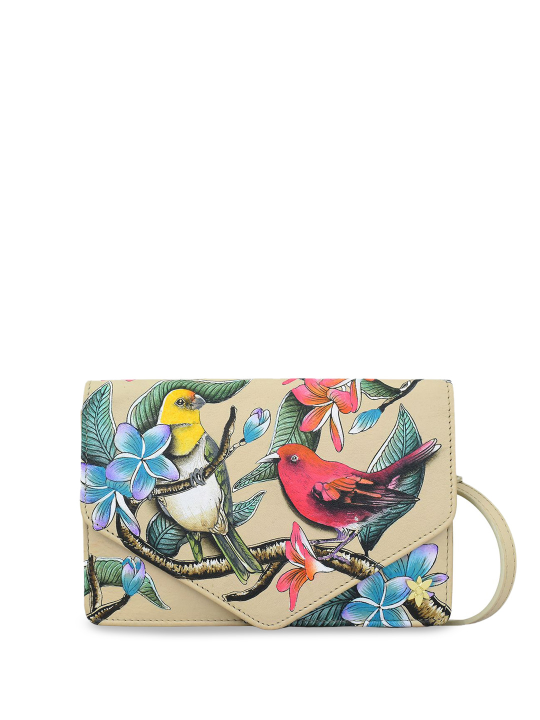 Anuschka Women Animal Printed Swagger Leather Sling Bag, Beige
Anuschka Women Animal Printed Swagger Leather Sling Bag, Beige