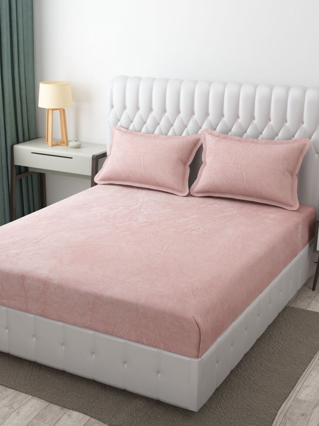 Banchmark Home Furnishings Velvet Flannel Warm Fitted King Bedsheet Set 1.83 x 1.98m x20cm, Pink
Banchmark Home Furnishings Velvet Flannel Warm Fitted King Bedsheet Set 1.83 x 1.98m x20cm, Pink