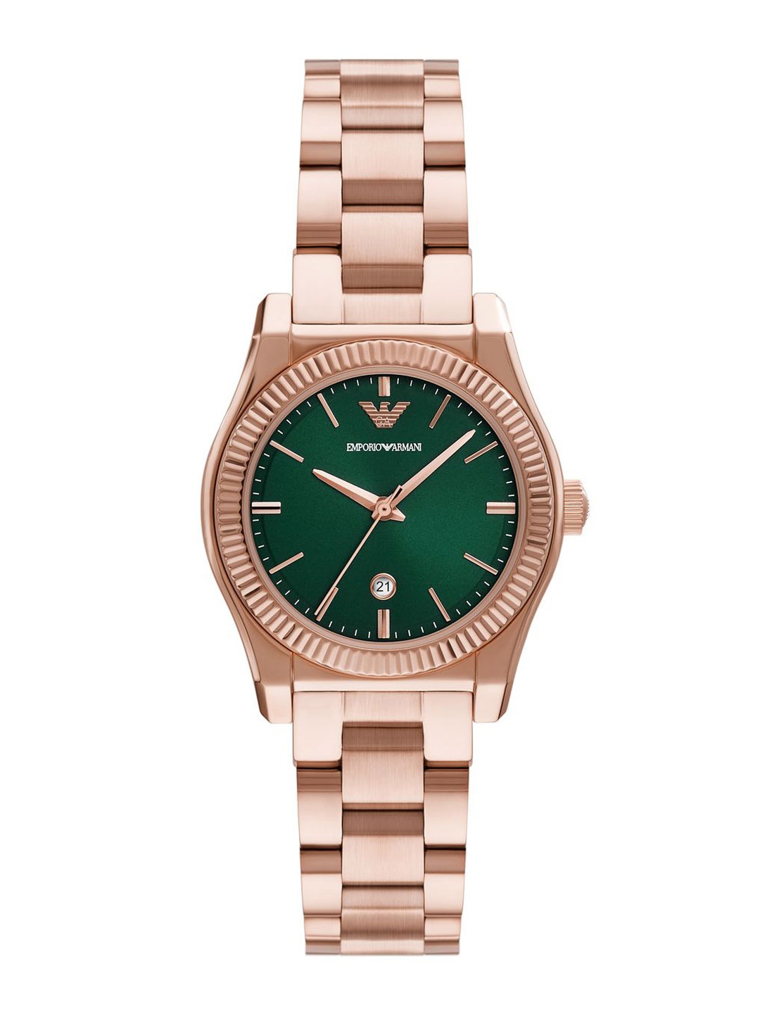Emporio Armani Women Dial & Stainless Steel Straps Analogue Watch AK_AR11639, Rose gold
Emporio Armani Women Dial & Stainless Steel Straps Analogue Watch AK_AR11639, Rose gold