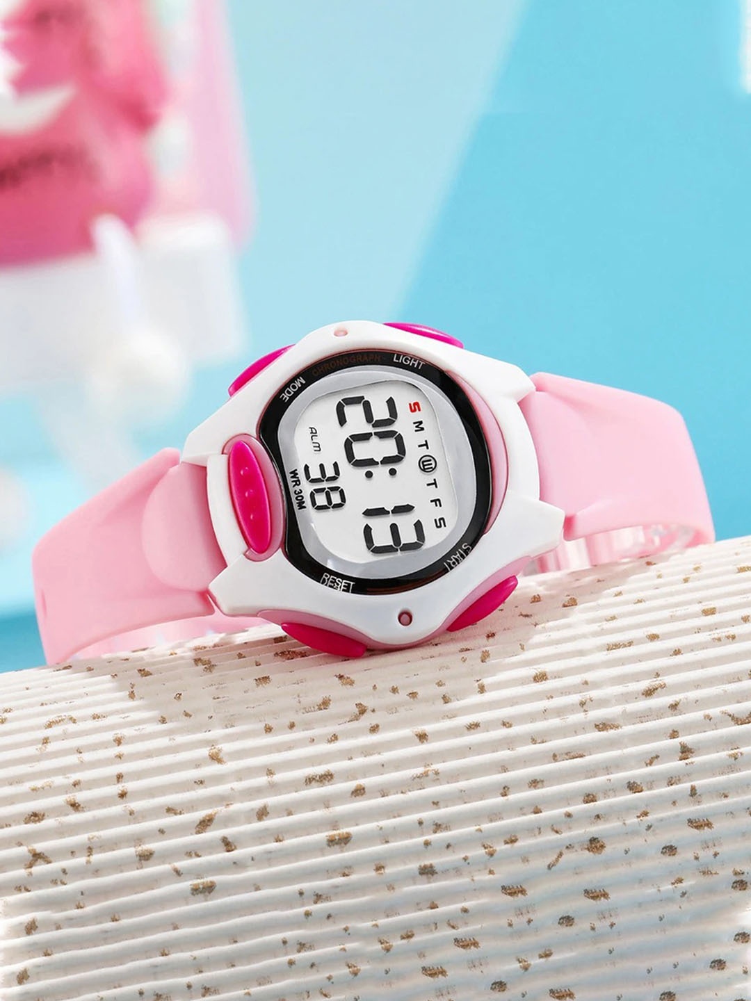 Shocknshop Kids Dial & Straps Digital Multi Function LED Backlight Watch 330 Pink
Shocknshop Kids Dial & Straps Digital Multi Function LED Backlight Watch 330 Pink