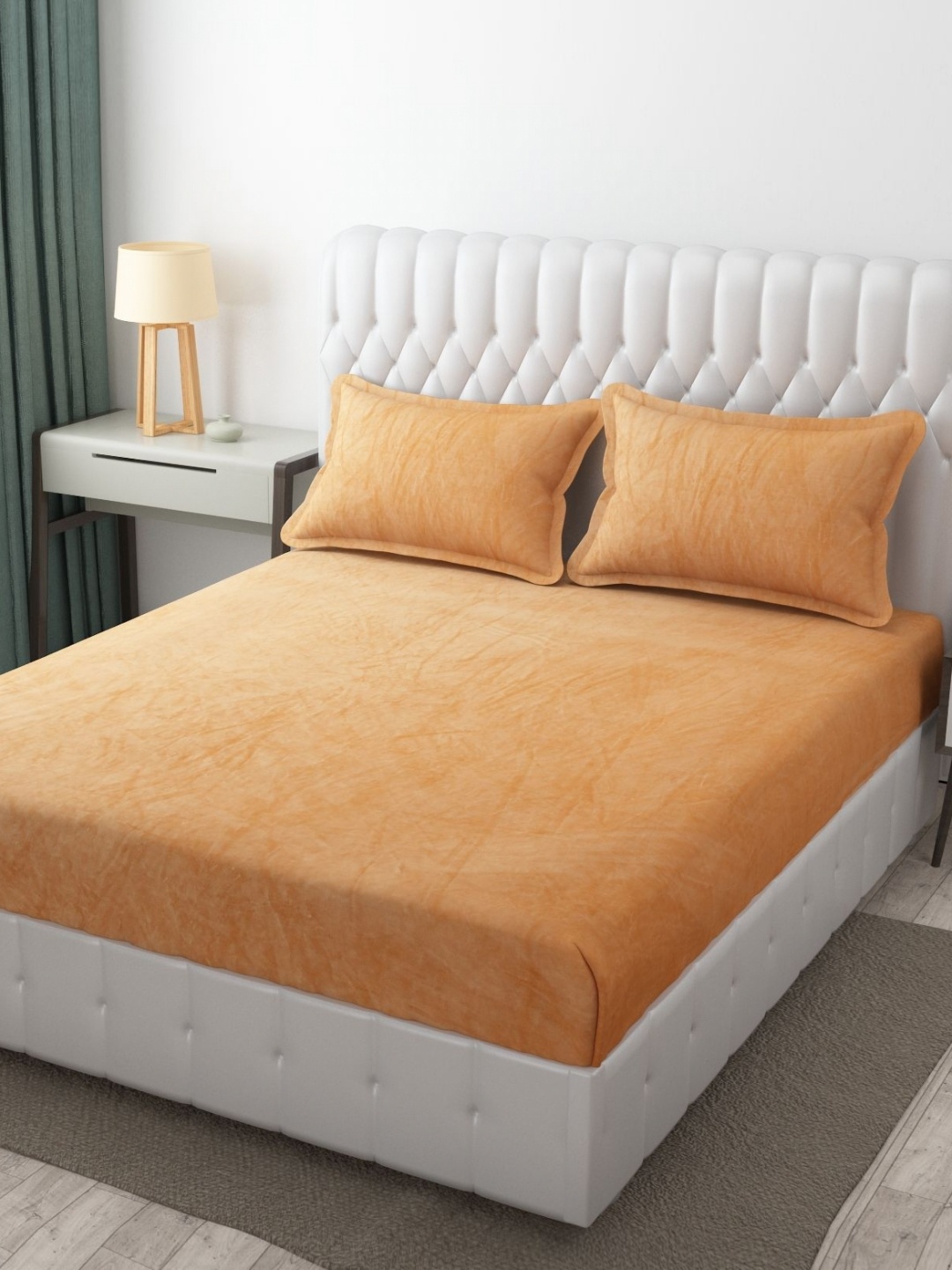Banchmark Home Furnishings Velvet Flannel Warm Fitted King Bedsheet Set 1.83 x 1.98m x20cm, Yellow
Banchmark Home Furnishings Velvet Flannel Warm Fitted King Bedsheet Set 1.83 x 1.98m x20cm, Yellow
