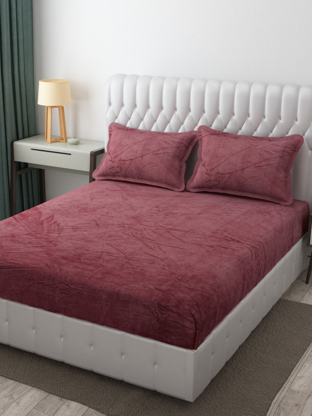 Banchmark Home Furnishings Velvet Flannel Warm Fitted King Bedsheet Set 1.83 x 1.98m x20cm, Rose
Banchmark Home Furnishings Velvet Flannel Warm Fitted King Bedsheet Set 1.83 x 1.98m x20cm, Rose