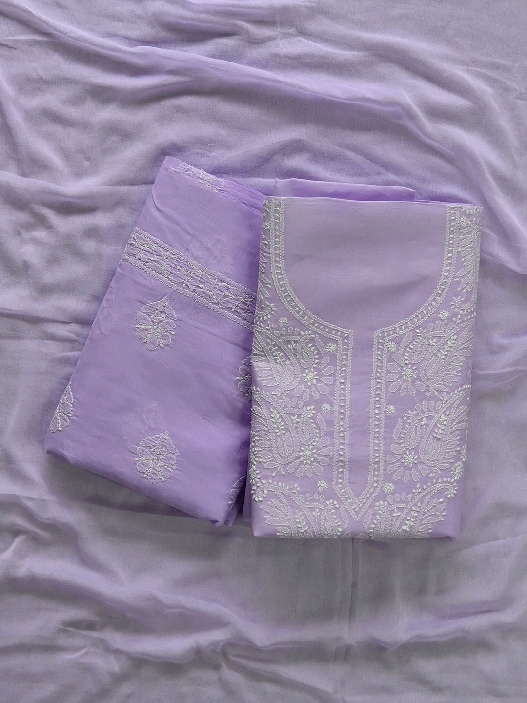 Seva Chikan Ethnic Motifs Embroidered Lucknowi Chikankari Unstitched Dress Material, Purple
Seva Chikan Ethnic Motifs Embroidered Lucknowi Chikankari Unstitched Dress Material, Purple
