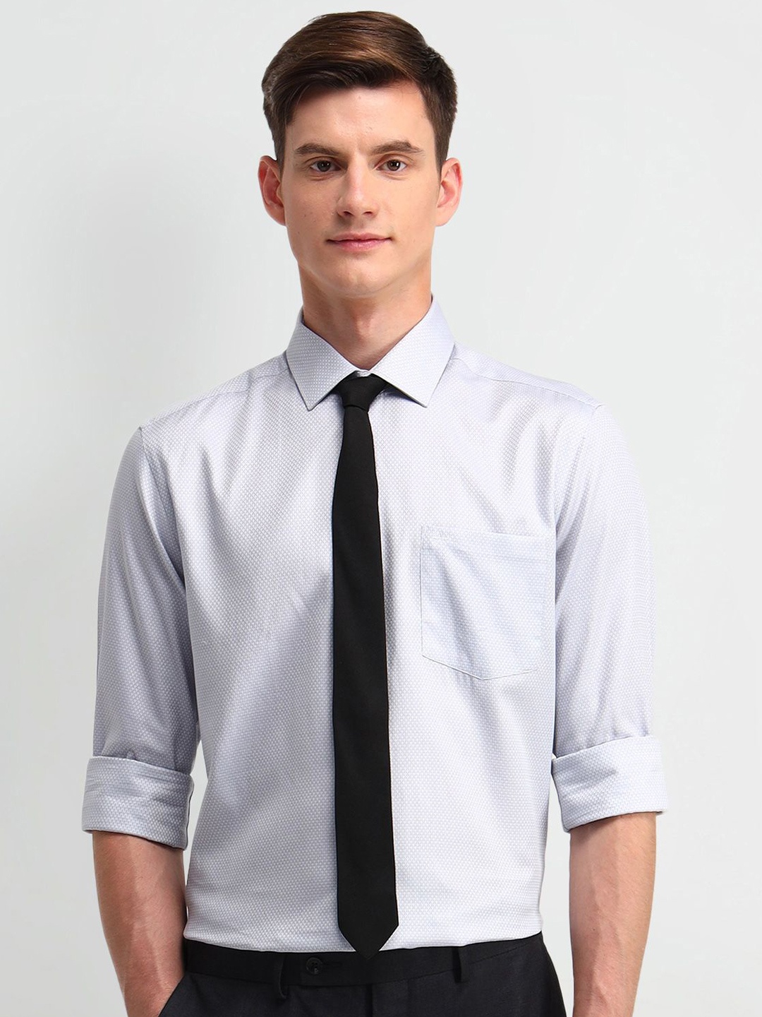Arrow Men Manhattan Spread Collar Micro Ditsy Printed Cotton Slim Fit Formal Shirt, Grey
Arrow Men Manhattan Spread Collar Micro Ditsy Printed Cotton Slim Fit Formal Shirt, Grey