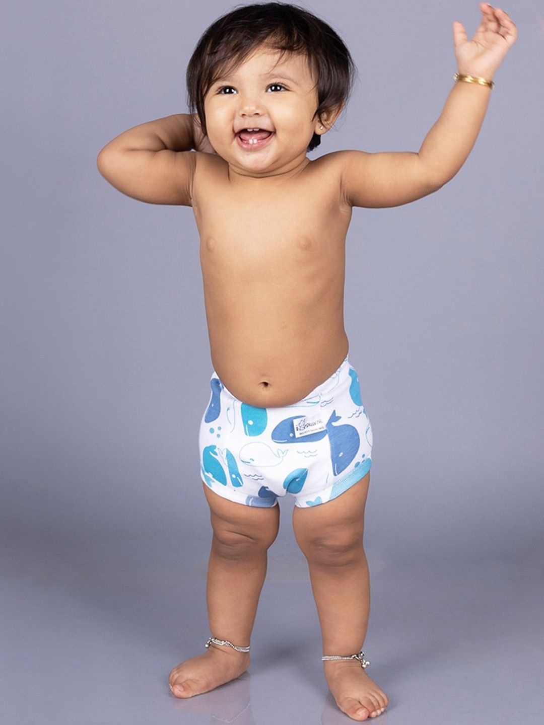Snugkins Kids Pack of 15 Geometric Printed Cotton Reusable Potty Training Briefs, Green
Snugkins Kids Pack of 15 Geometric Printed Cotton Reusable Potty Training Briefs, Green