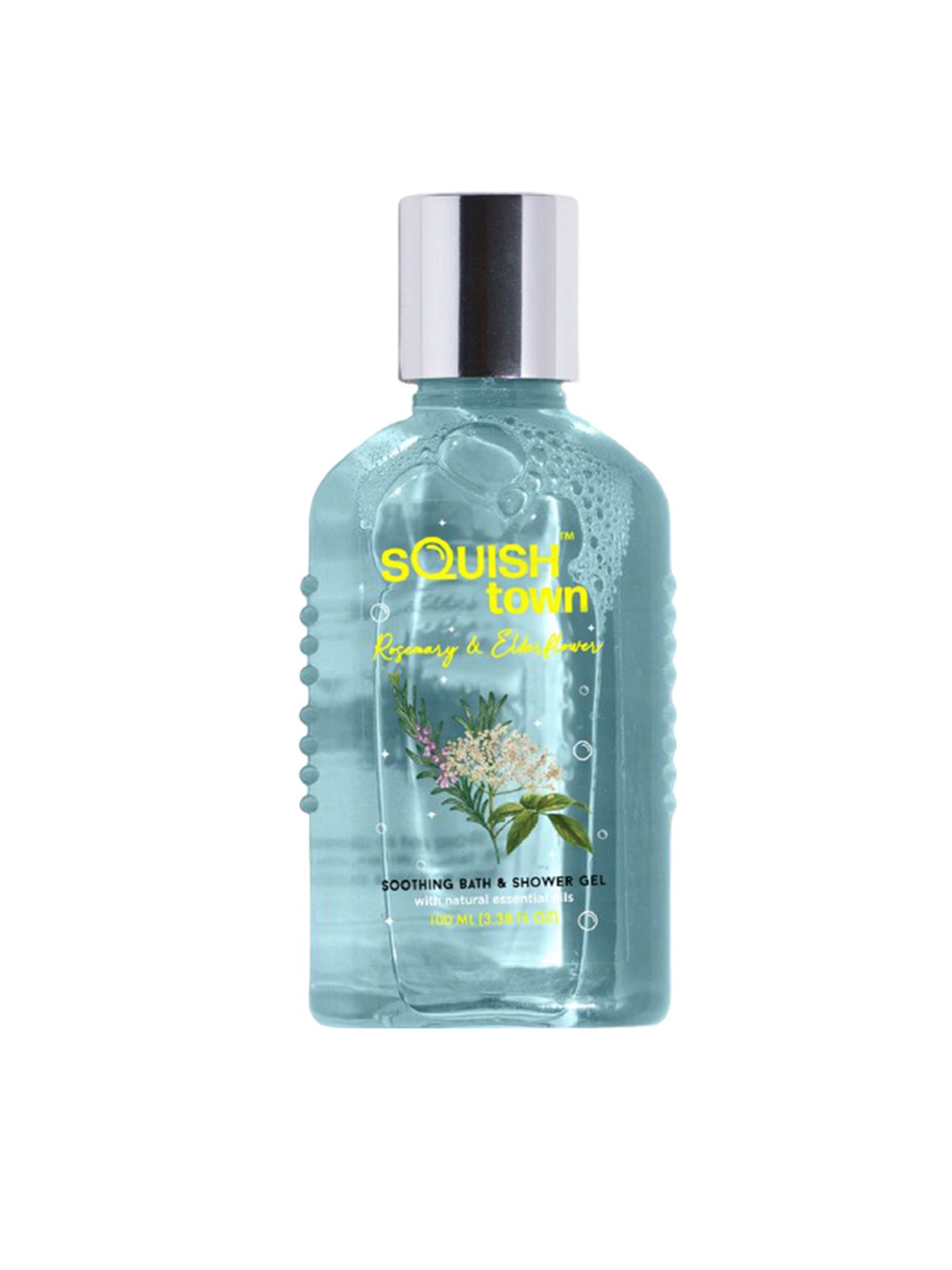 Squish town Rosemary & Elderflower Soothing Aromatherapy Bath & Shower Gel - 100ml, Blue
Squish town Rosemary & Elderflower Soothing Aromatherapy Bath & Shower Gel - 100ml, Blue