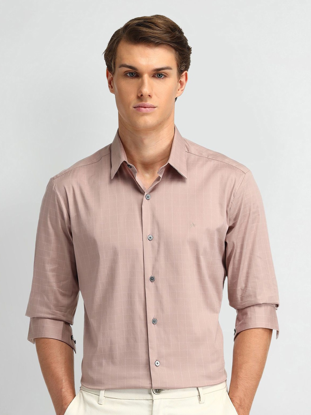 Arrow New York Men Manhattan Spread Collar Checked Cotton Slim Fit Casual Shirt, Brown
Arrow New York Men Manhattan Spread Collar Checked Cotton Slim Fit Casual Shirt, Brown