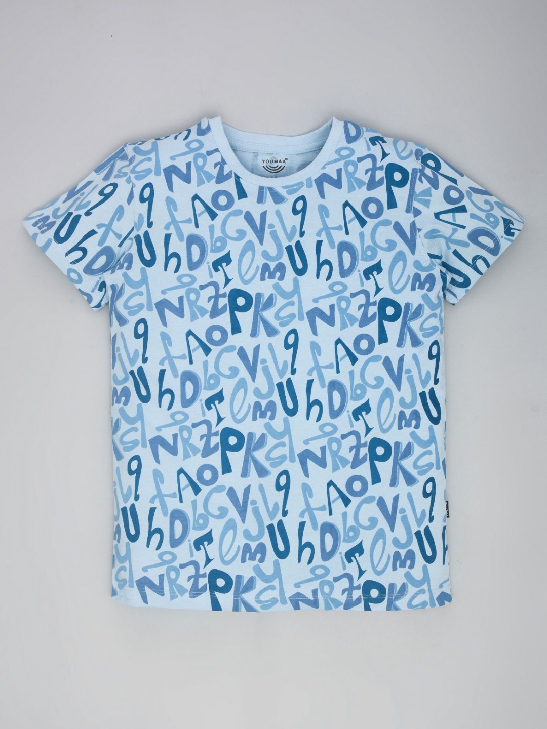 YOUMAA Boys Bio Finish Typography Printed Round Neck Pure Cotton T-shirt, Blue
YOUMAA Boys Bio Finish Typography Printed Round Neck Pure Cotton T-shirt, Blue