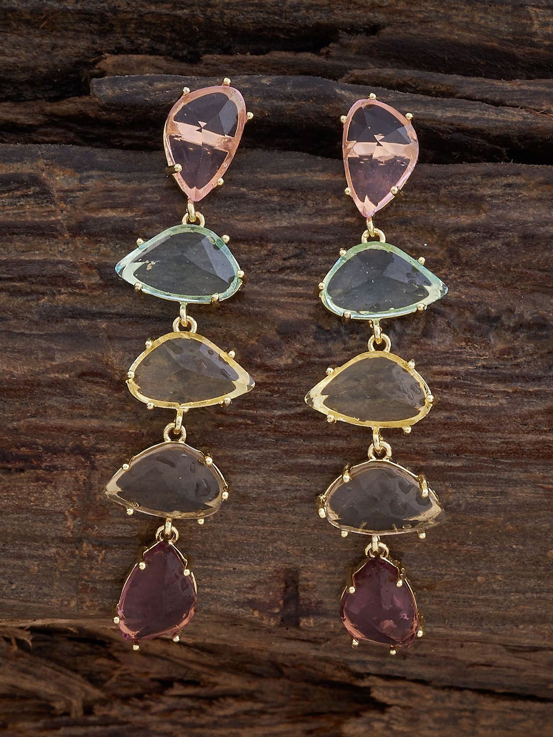 Kushal's Fashion Jewellery Gold Plated Cubic Zirconia Geometric Drop Earrings, Pink
Kushal's Fashion Jewellery Gold Plated Cubic Zirconia Geometric Drop Earrings, Pink