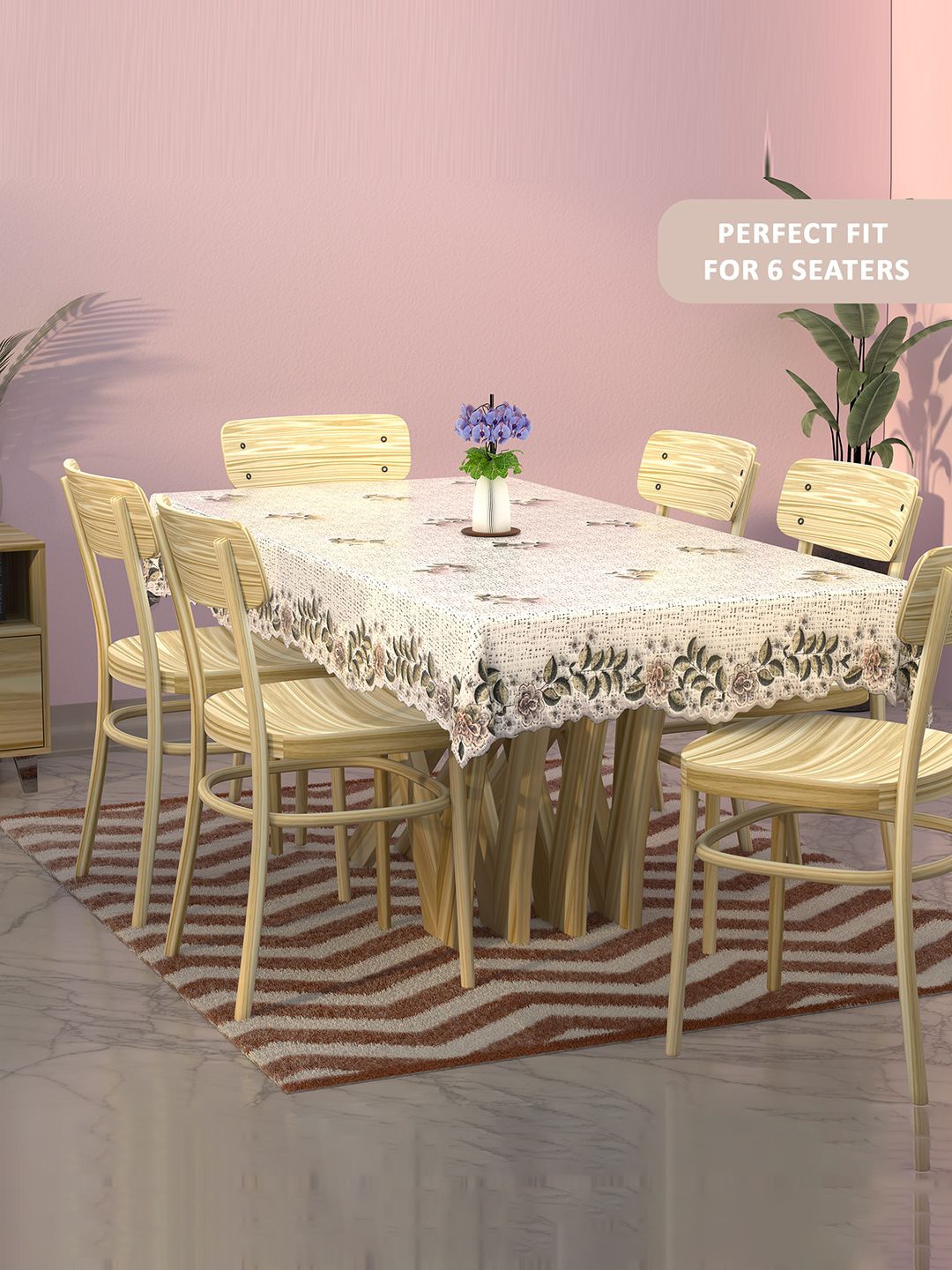 Kuber Industries Cream-Coloured & Green Floral Printed Cotton 6-Seater Table Cover
Kuber Industries Cream-Coloured & Green Floral Printed Cotton 6-Seater Table Cover
